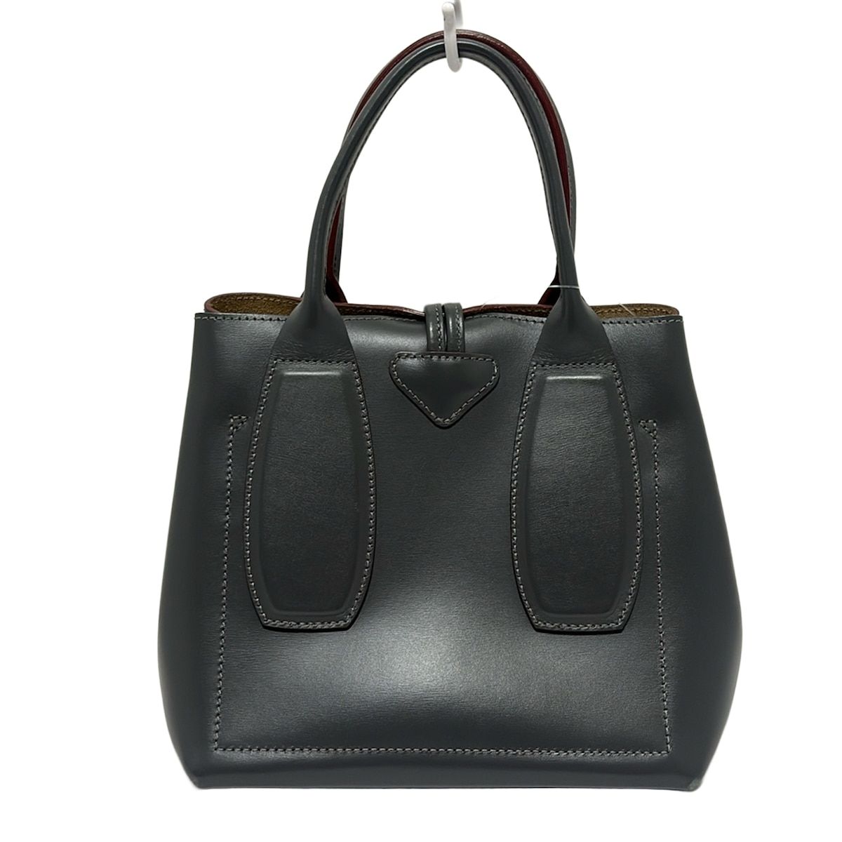 レディース LONGCHAMP(ロンシャン) トートバッグ ロゾ ダークグレー レザー