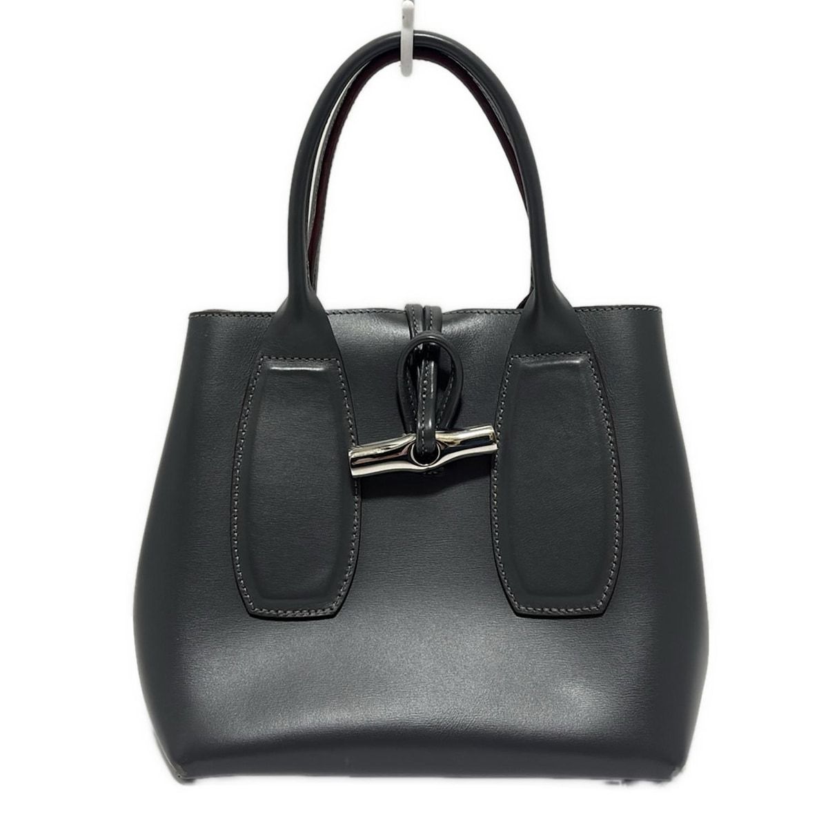 レディース LONGCHAMP(ロンシャン) トートバッグ ロゾ ダークグレー レザー