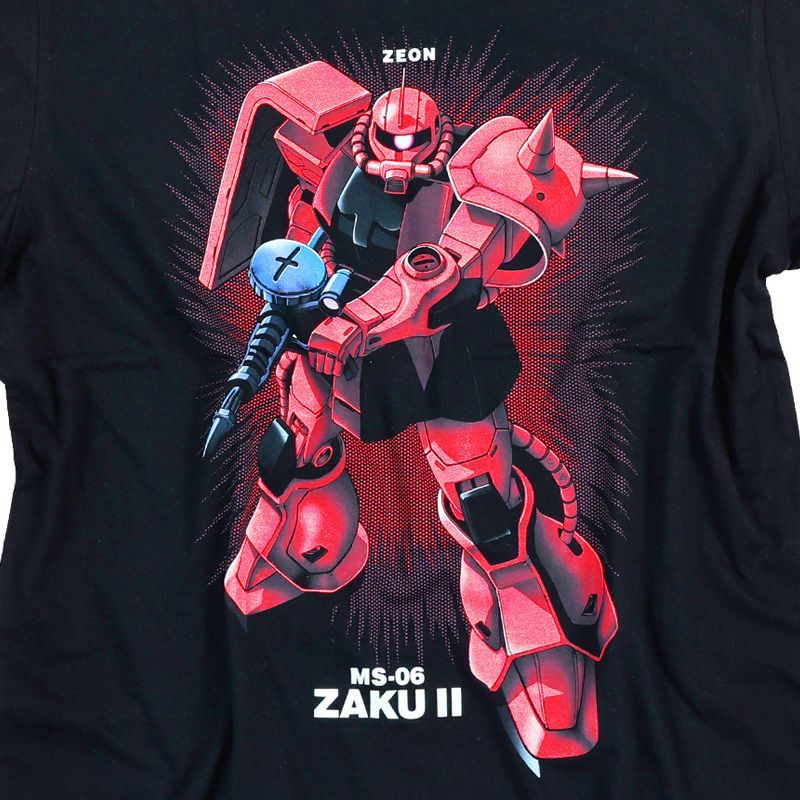 GUNDAM シャア専用 ザク ガンダム Tシャツ 半袖 機動戦士ガンダム