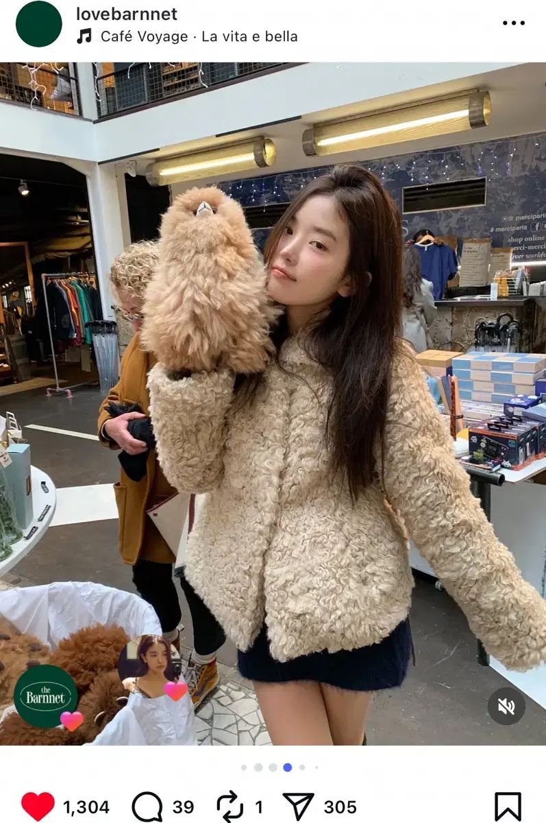 ザ バーネット エコーファー ジャケット