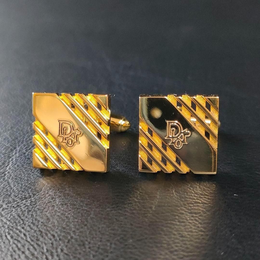 738-10 美品 Christian Dior クリスチャン ディオール カフス