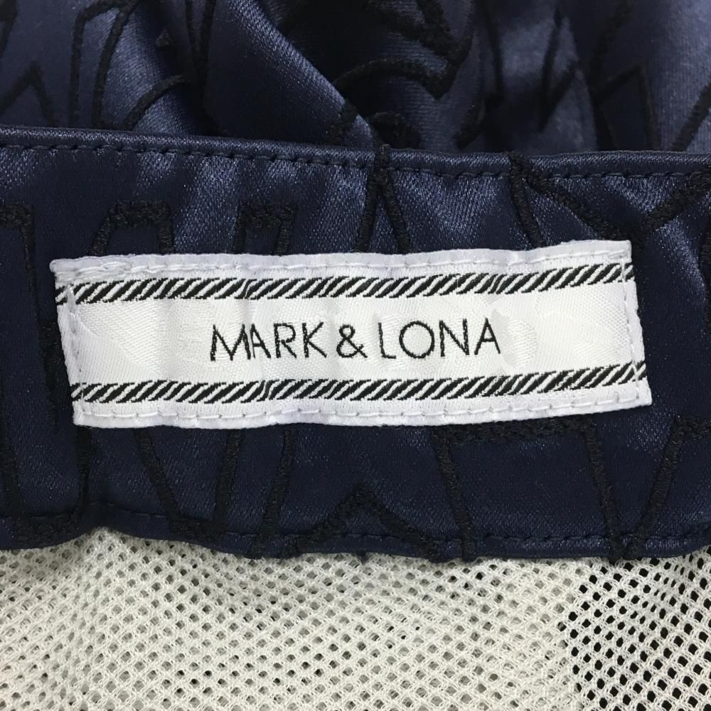 超美品】マークアンドロナ パンツ ネイビー 星地模様 スカル 裏地