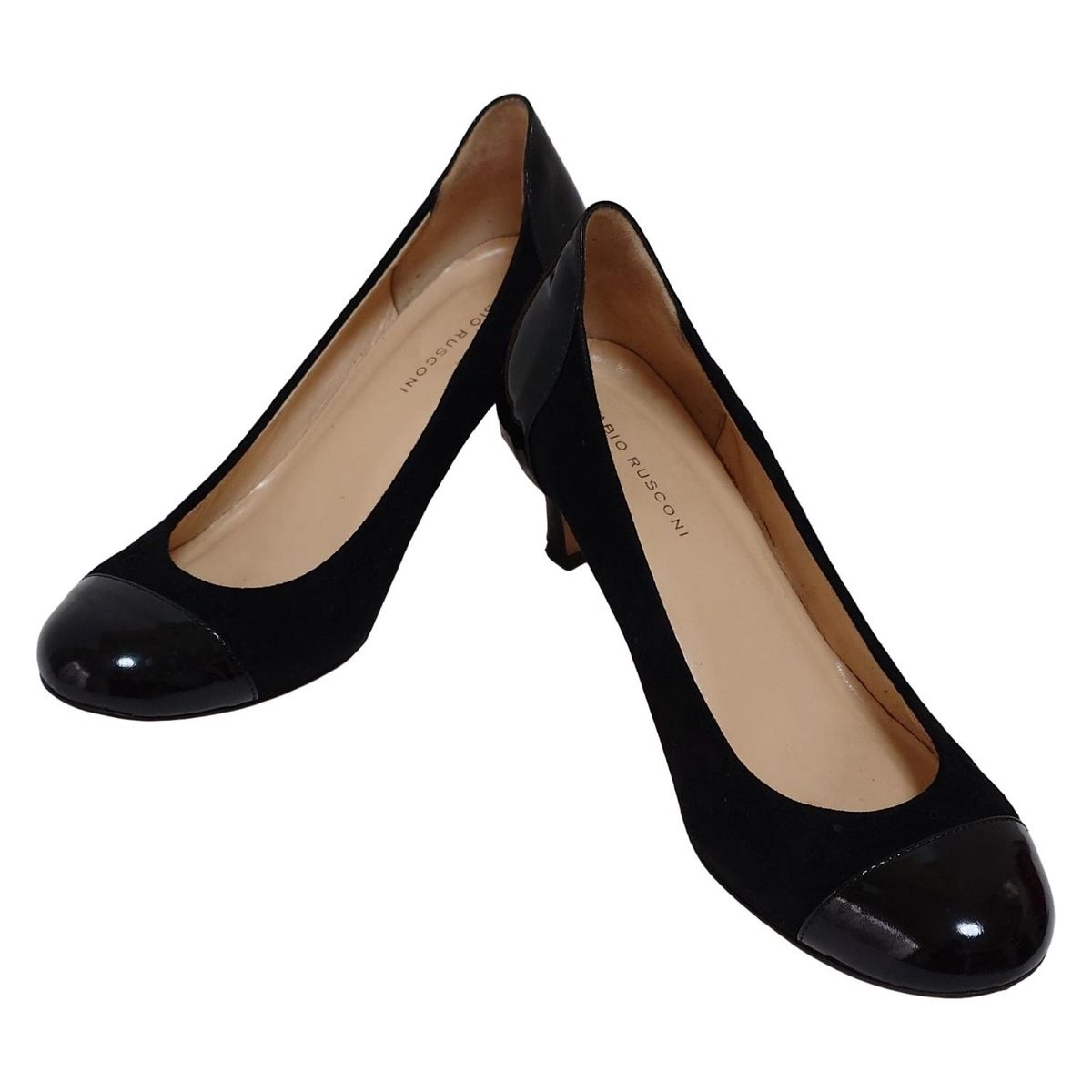 FABIO RUSCONI(ファビオルスコーニ) パンプス 36 レディース - 黒