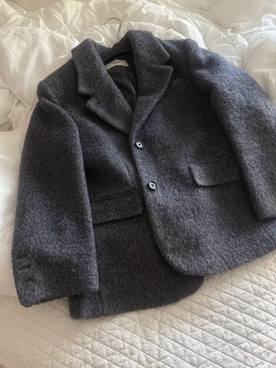 アトリエナイン ウール ヘアリー オーバーサイズ ジャケット