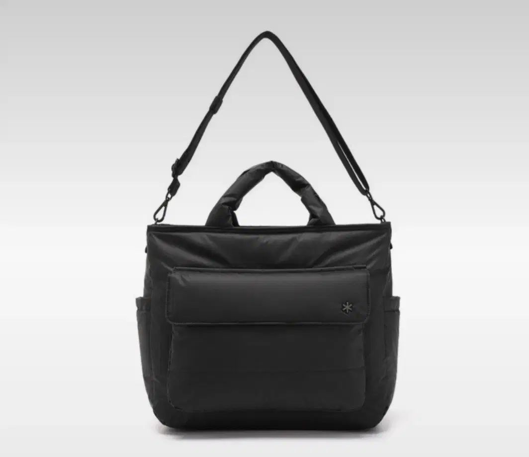 スノーピーク ブラック キルティング トートバッグ ショルダーバッグ 2 way