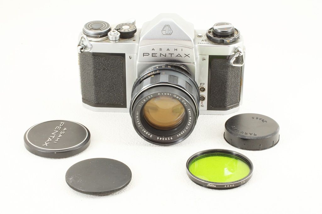 ジャンク ASAHI Pentax アサヒペンタックス SV Takumar 55/1.8 一眼