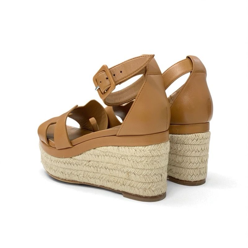 エルメス HERMES エルダ サンダル 靴 シューズ レザー ブラウン