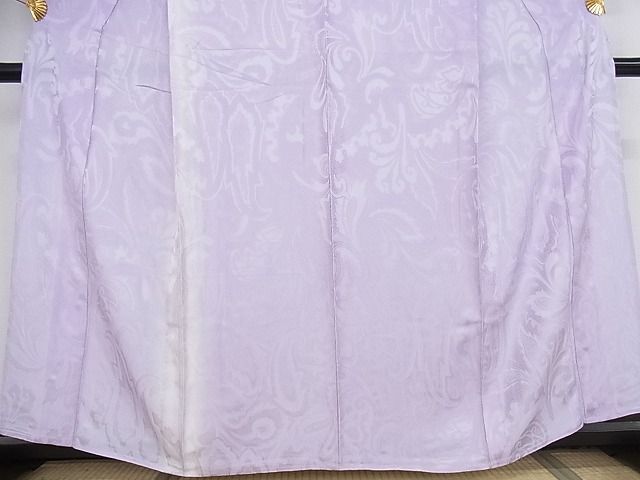 平和屋本店□極上 城戸隼人 訪問着 単衣 更紗花文 暈し染め 正絹 逸品