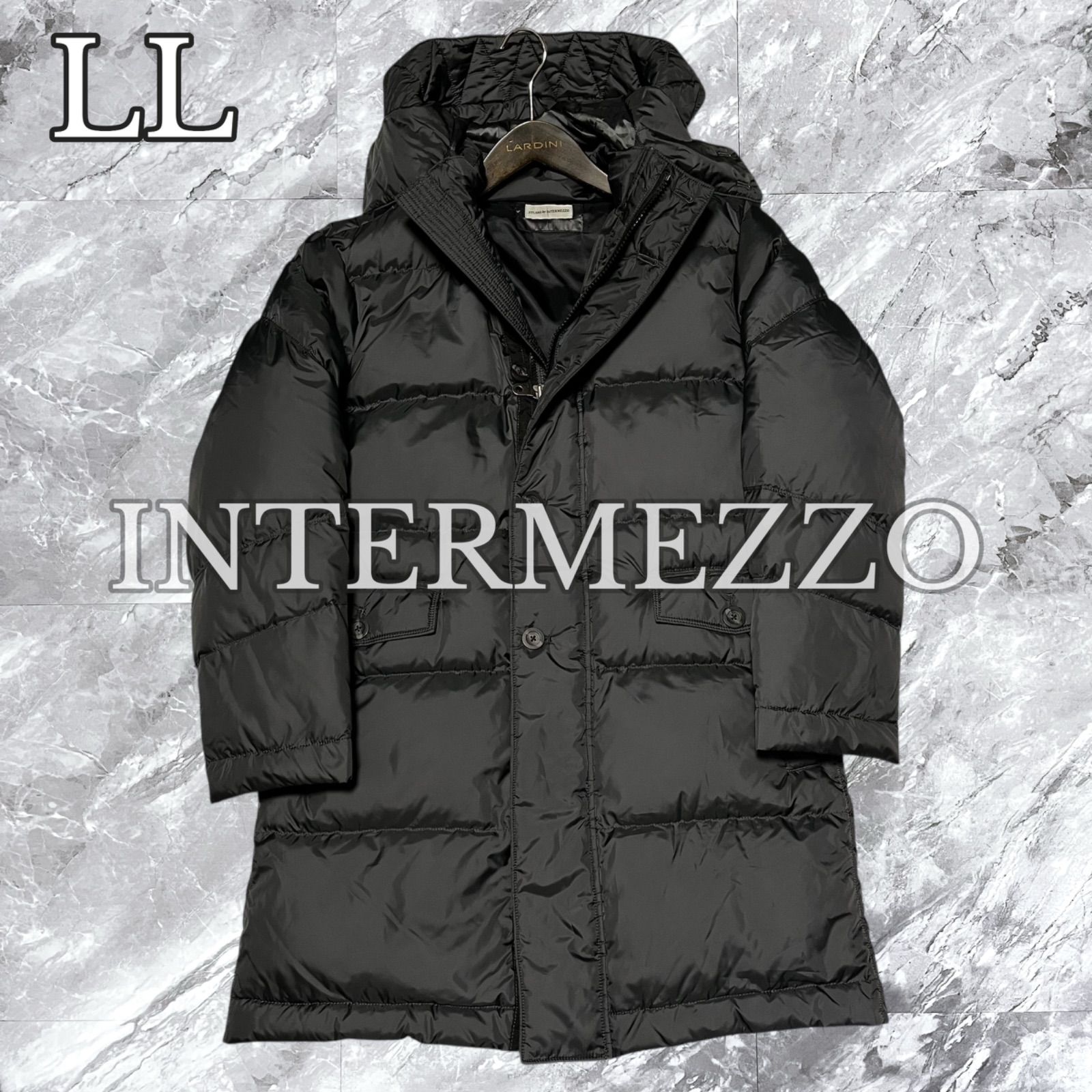 インターメッツォ INTERMEZZO コート ダウンコート サイズM 黒 メンズ 