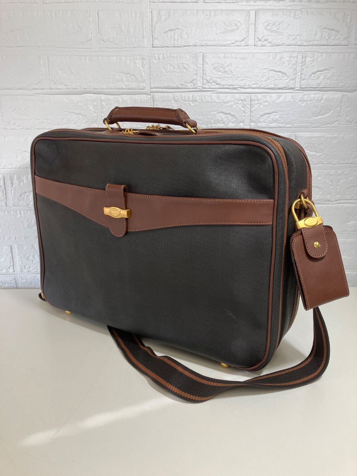 Dunhill ダンヒル ブリーフケース PVC×レザー 2WAY 5075 - メルカリ