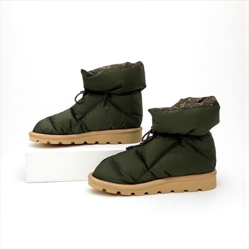 ルイヴィトン LOUIS VUITTON ピローライン モノグラム ブーツ ショート