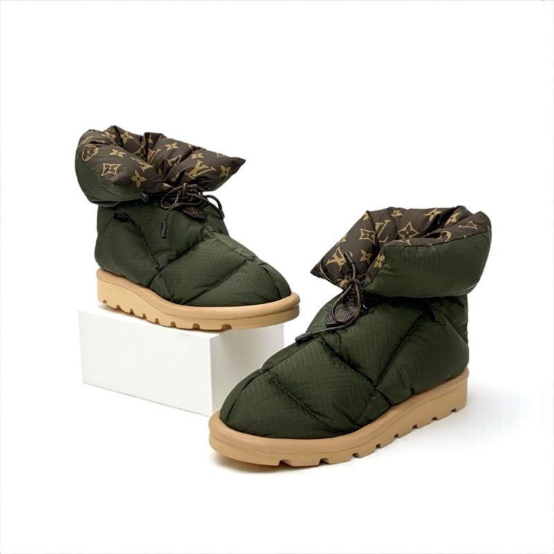 ルイヴィトン LOUIS VUITTON ピローライン モノグラム ブーツ ショート