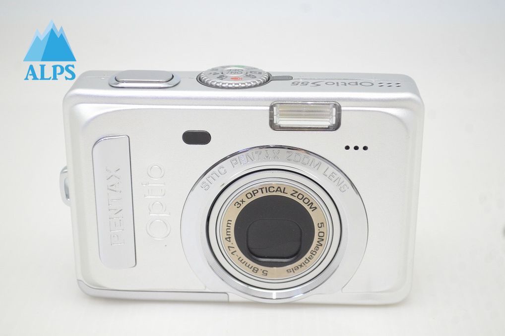 美品 PENTAX ペンタックス Optio S55 コンパクトデジタルカメラ