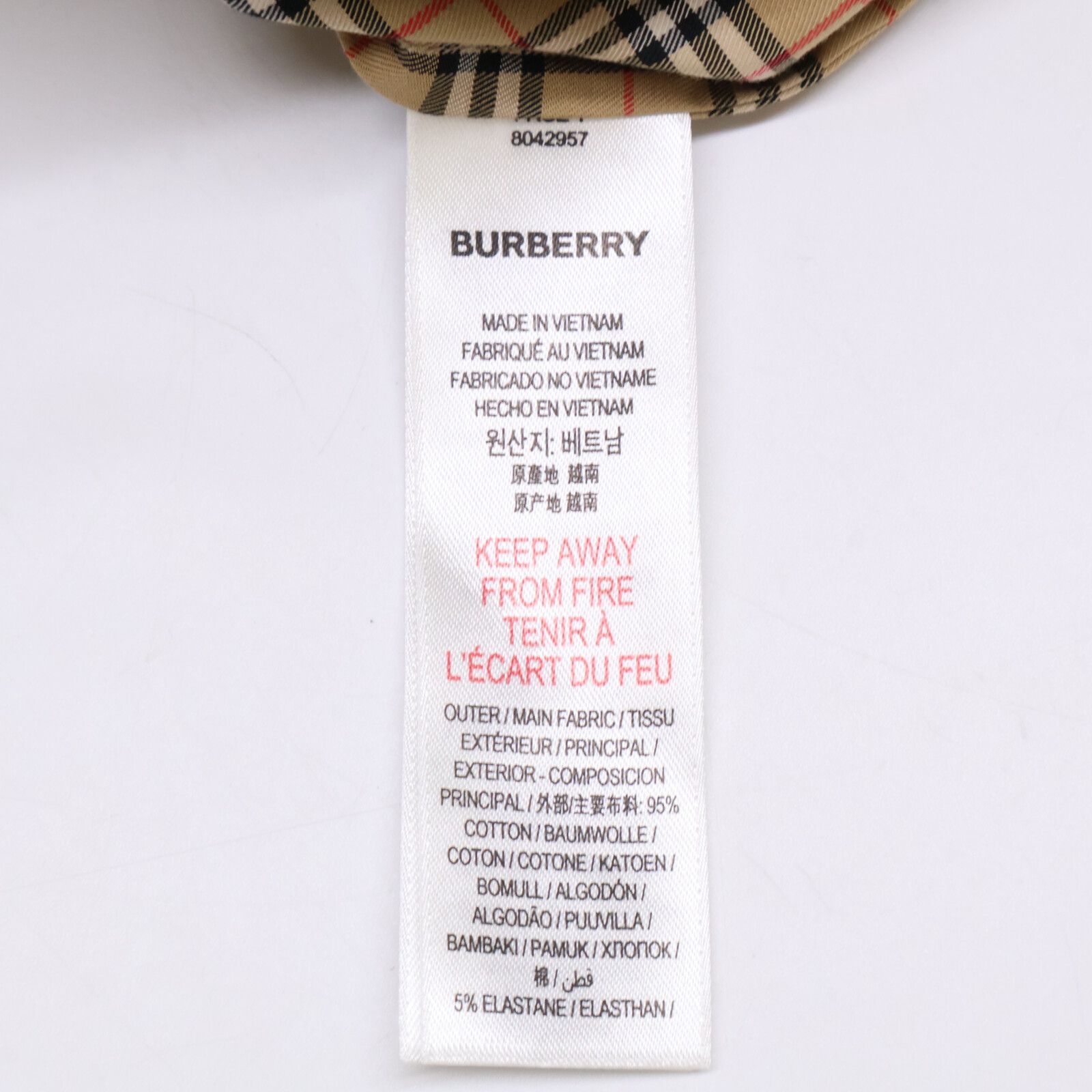BURBERRY バーバリー 【美品/国内正規】8042957 ノヴァチェック 長袖