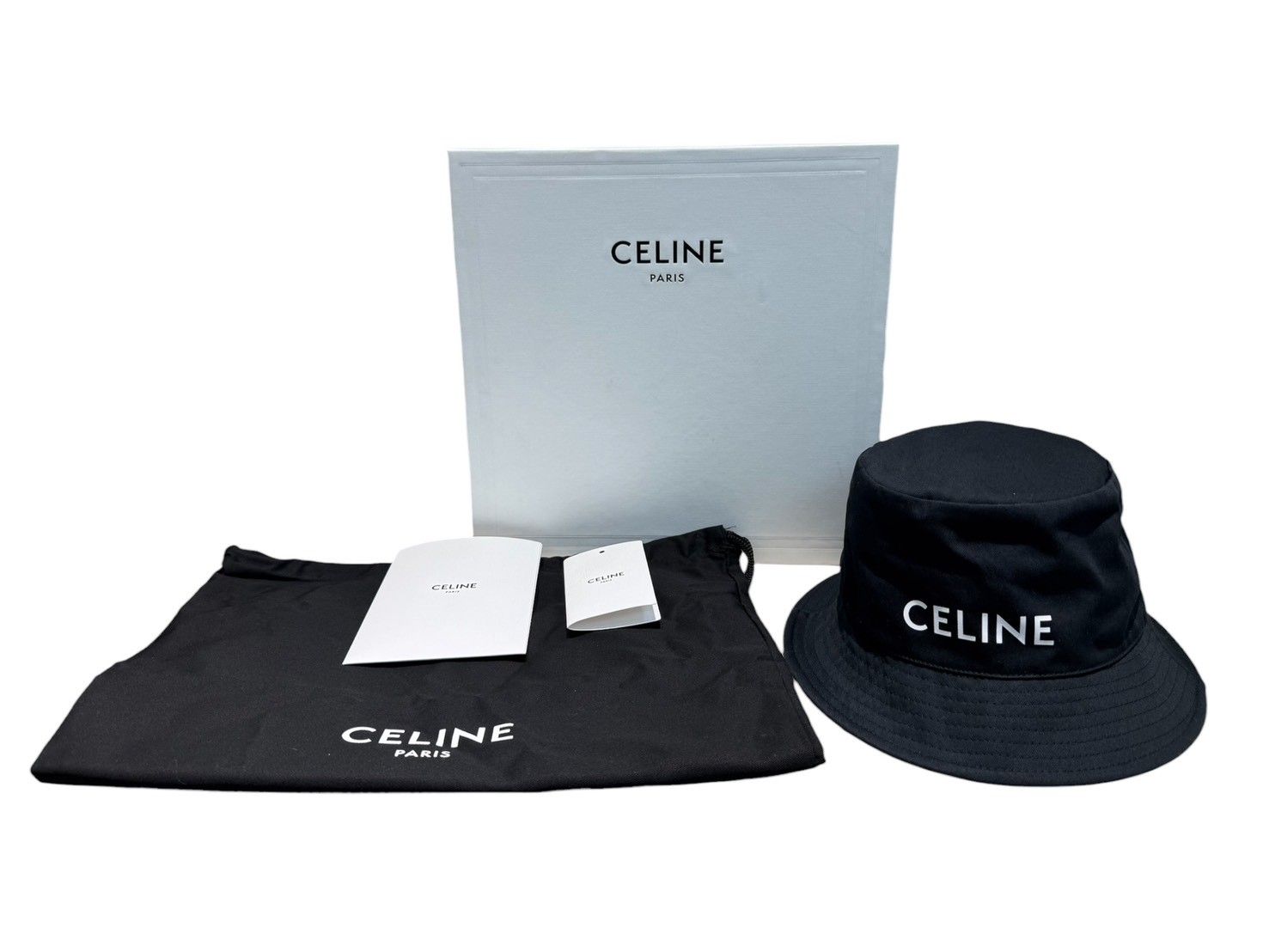 CELINE (セリーヌ) バケットハット 2AU5B968P M 58cm ブラック