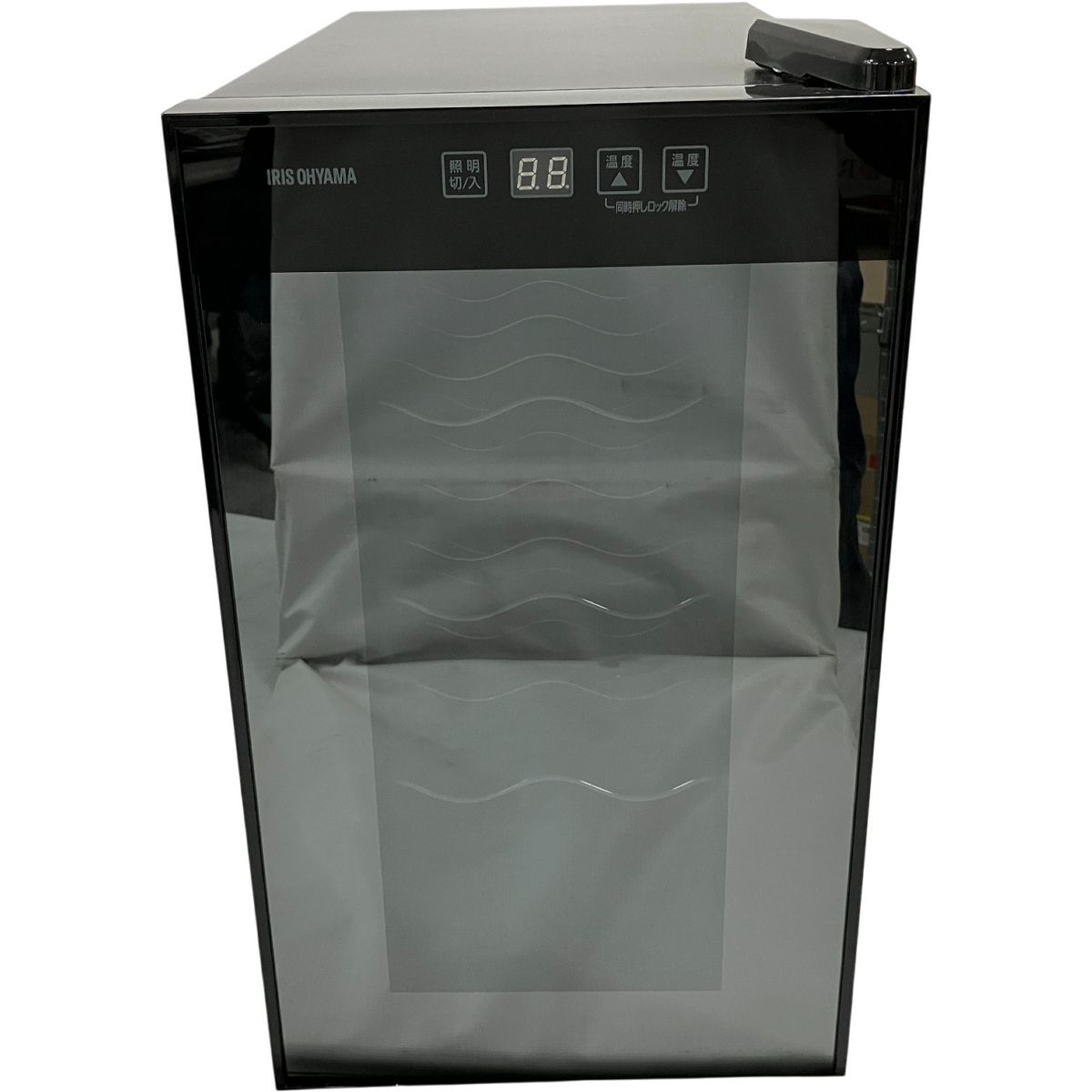 IRIS OHYAMA PWC-251P-B ワインセラー 2021年製 8本収納可 アイリス