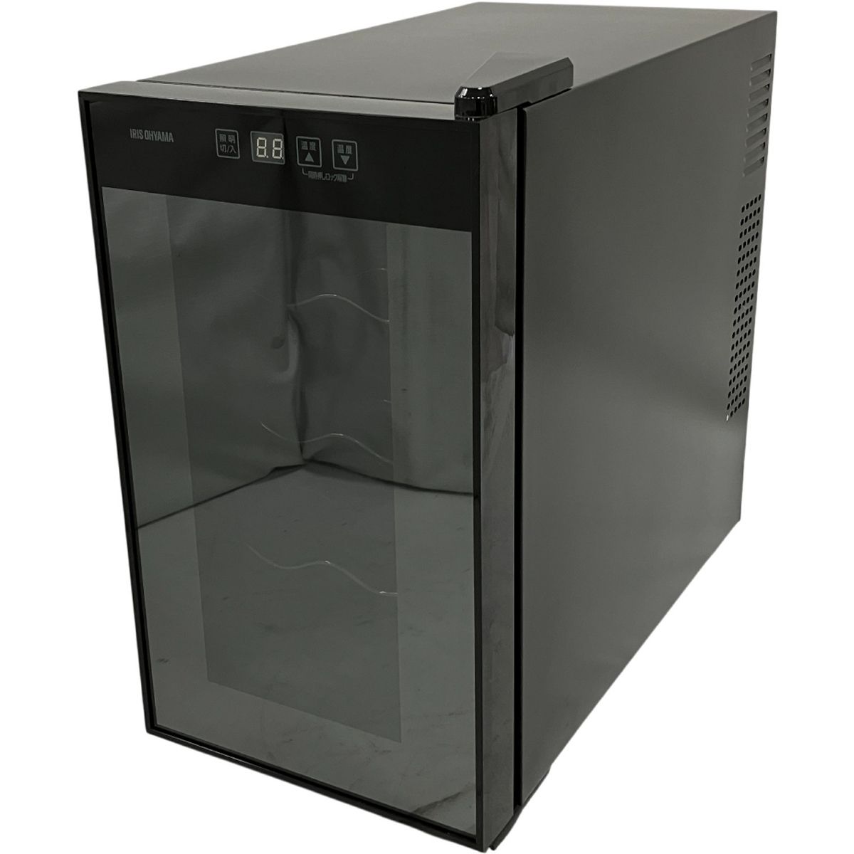 IRIS OHYAMA PWC-251P-B ワインセラー 2021年製 8本収納可 アイリス