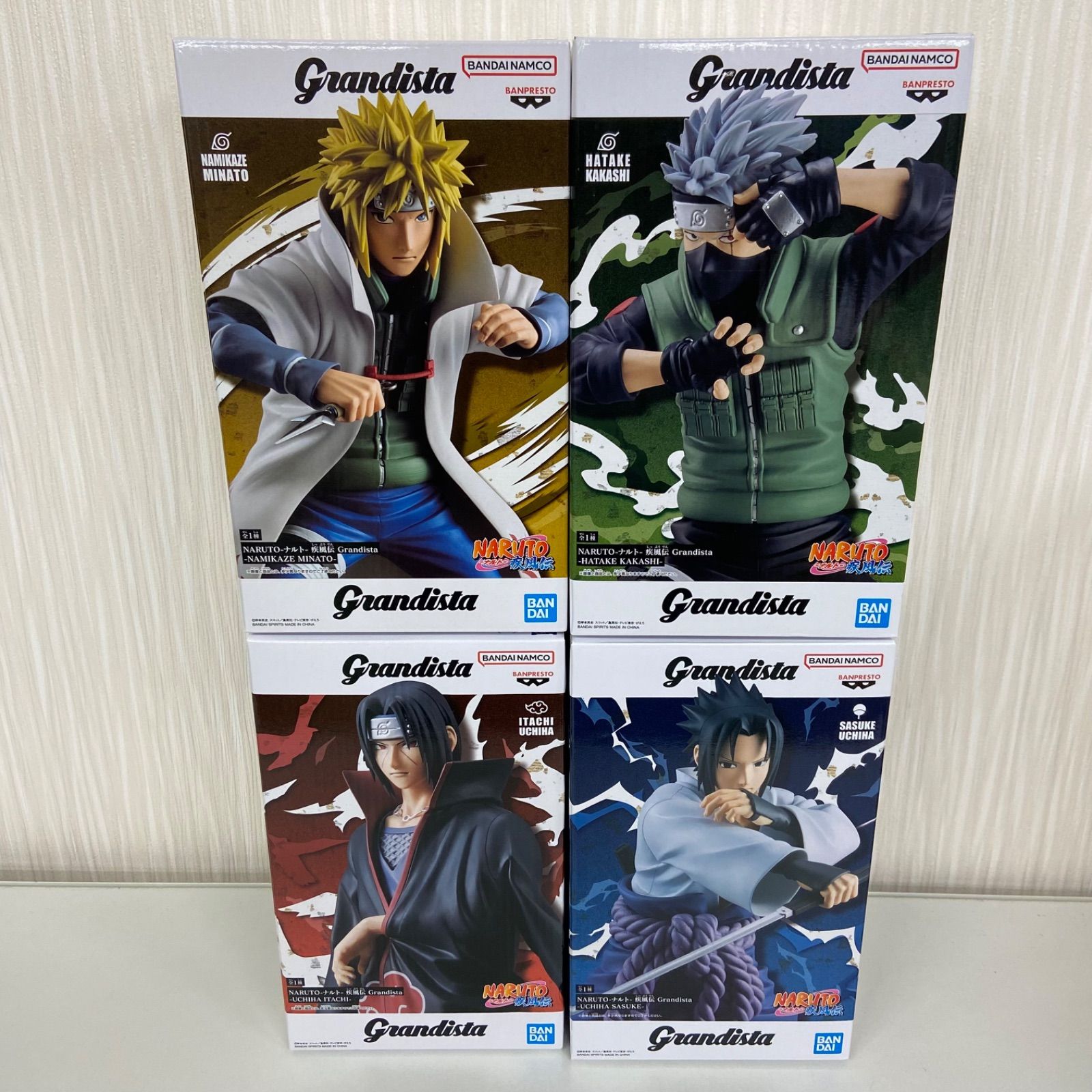 未開封 NARUTO ナルト 疾風伝 4点セット Grandista はたけカカシ うち
