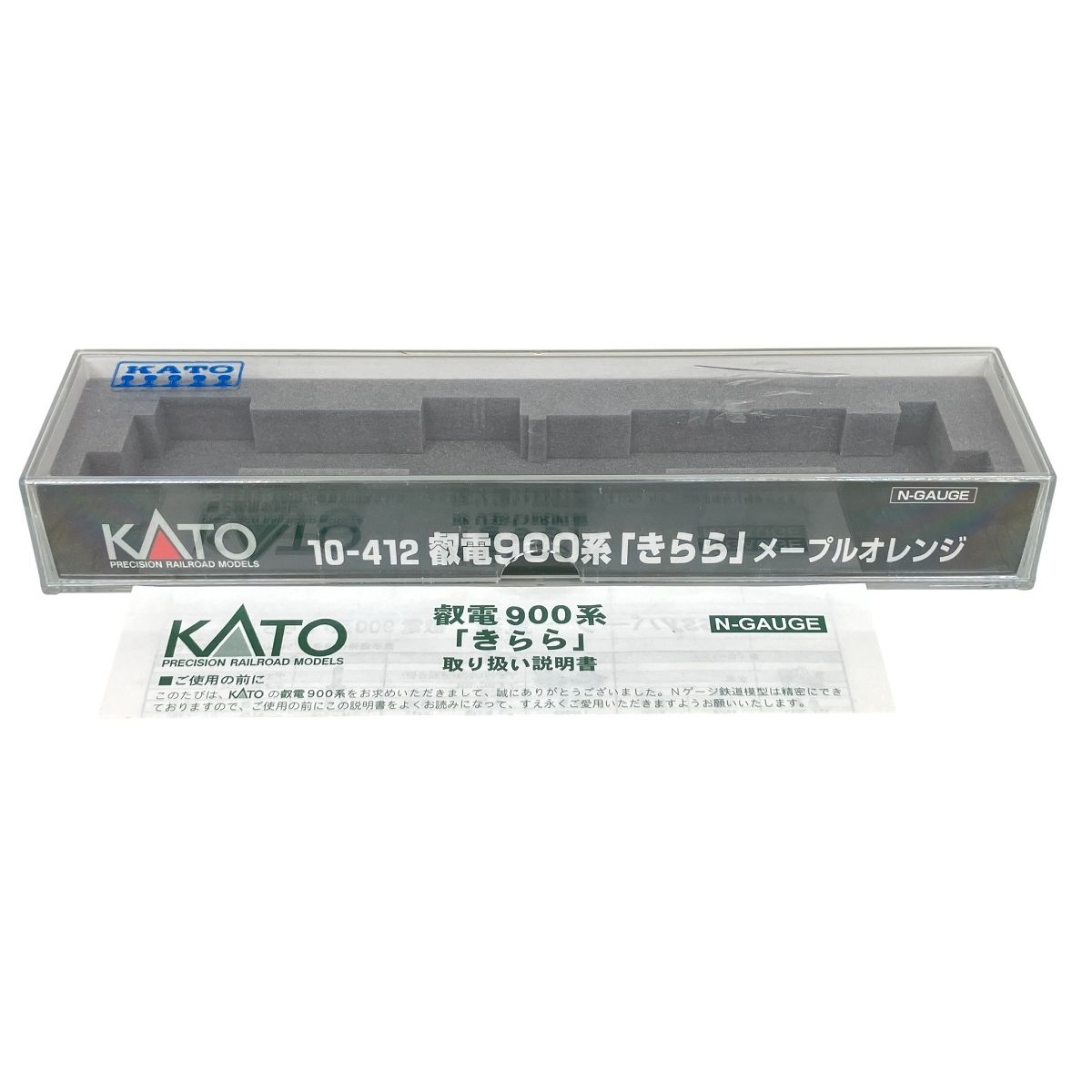 KATO 10-412 叡電900系 「きらら」 メープルオレンジ Nゲージ 鉄道模型