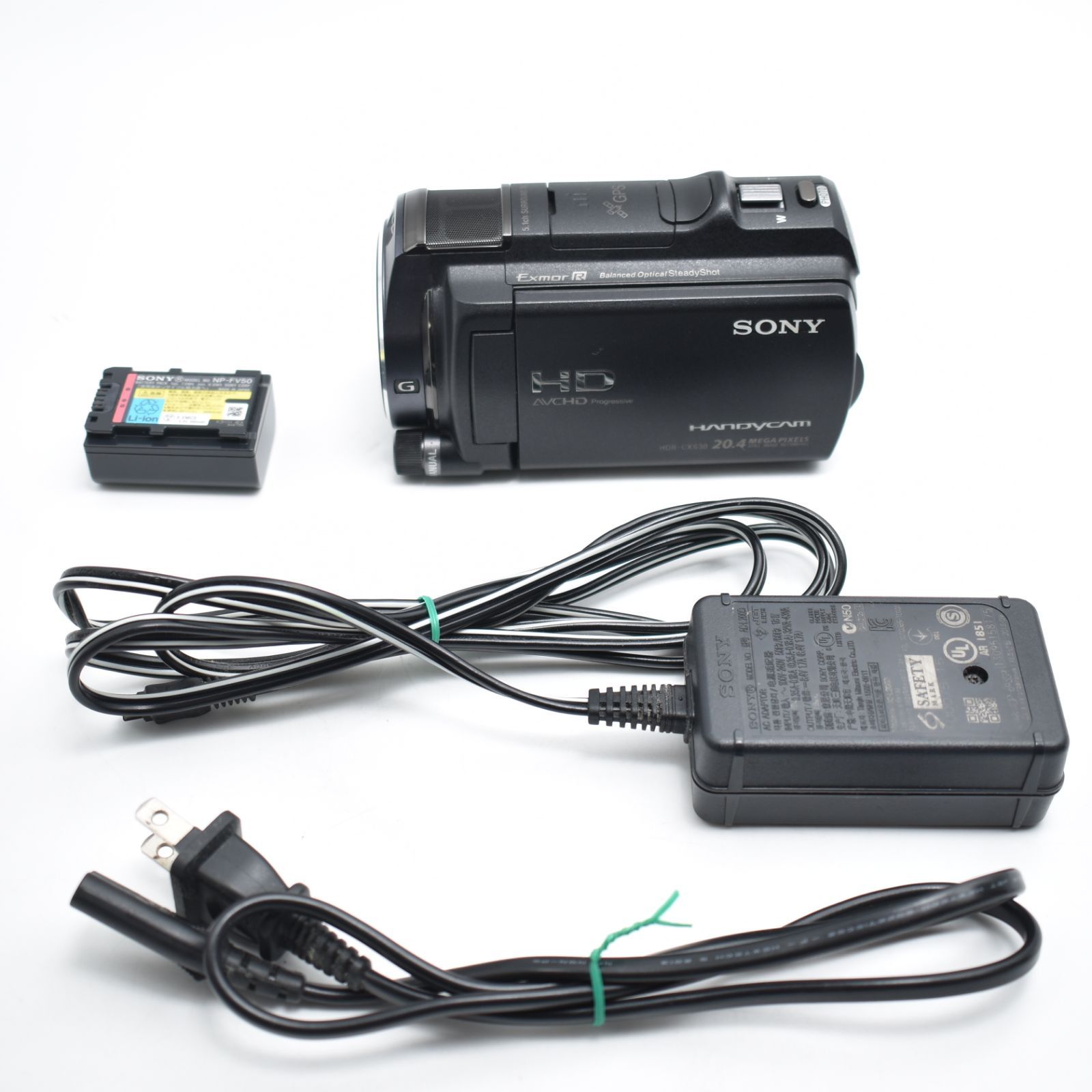 B#9507 SONY ビデオカメラ HANDYCAM CX630V 光学12倍 内蔵メモリ64GB