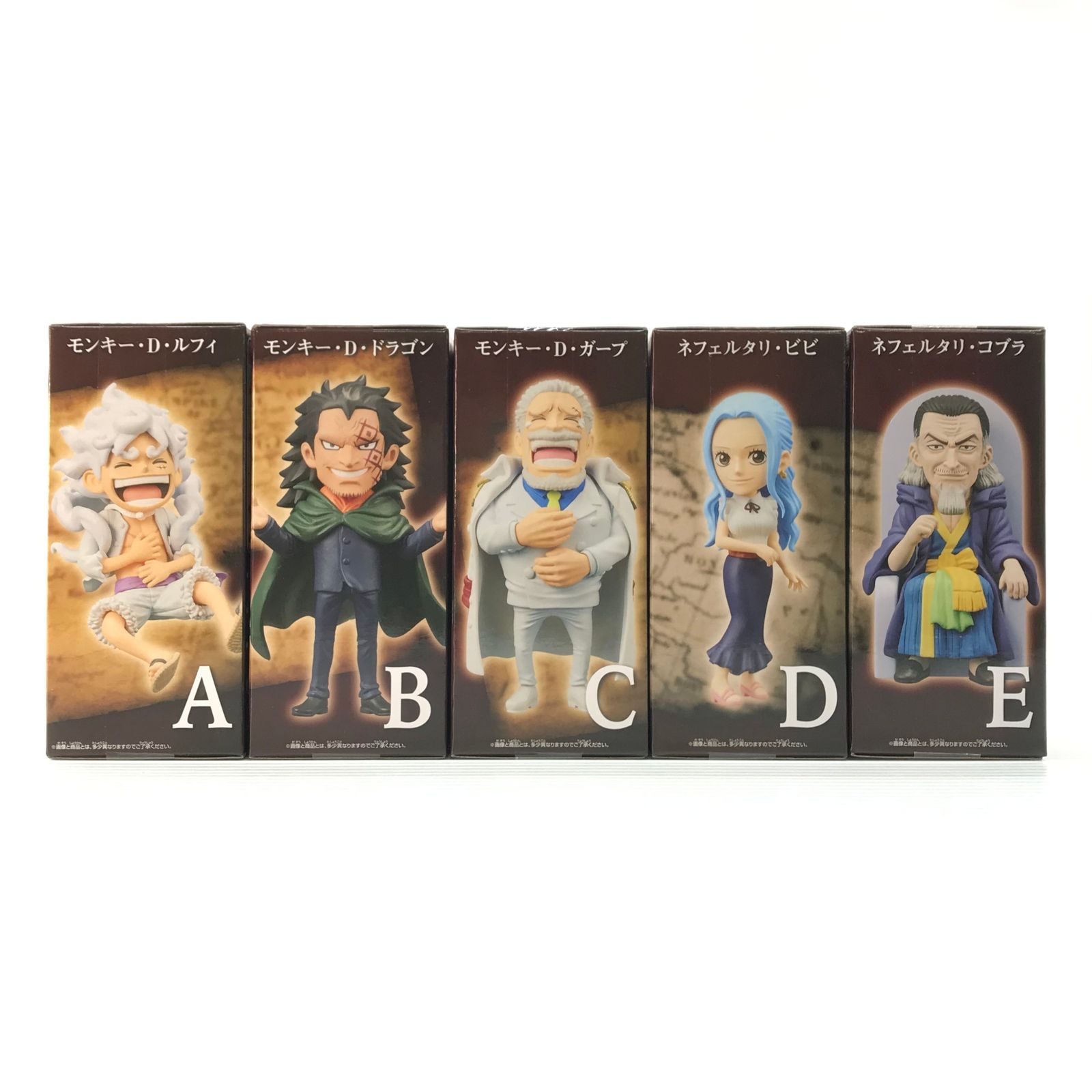 BANDAI SPIRITS フィギュア 全5種セット 「ワンピース」 ワールド