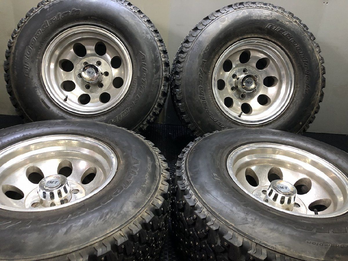 タイヤほぼ未使用 BF Goodrich All-Terrain LT295/75R16 スパイク 