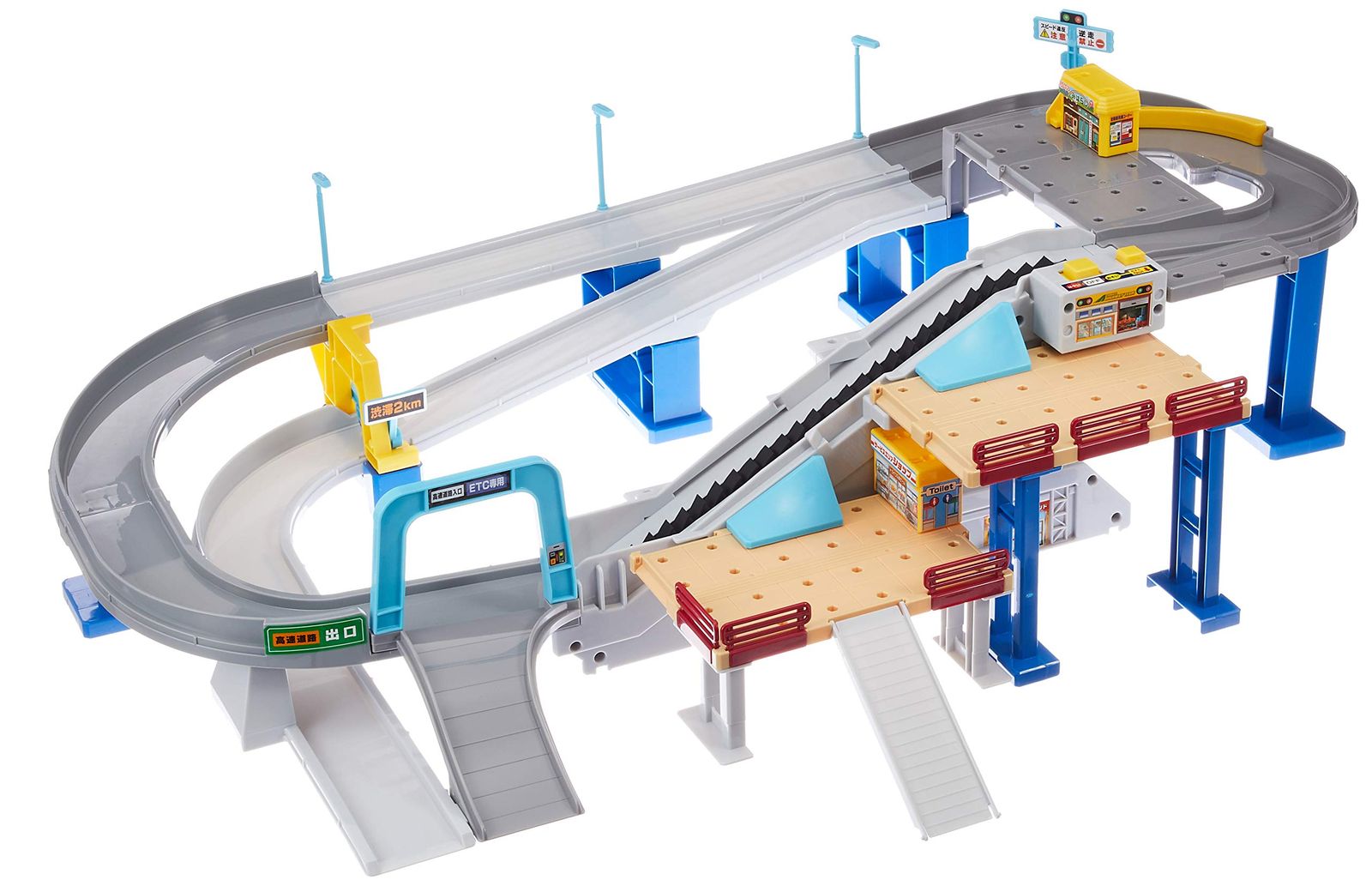 タカラトミー トミカ 2スピードでコントロール! トミカアクション 高速どうろ ミニカー おもちゃ 3歳以上