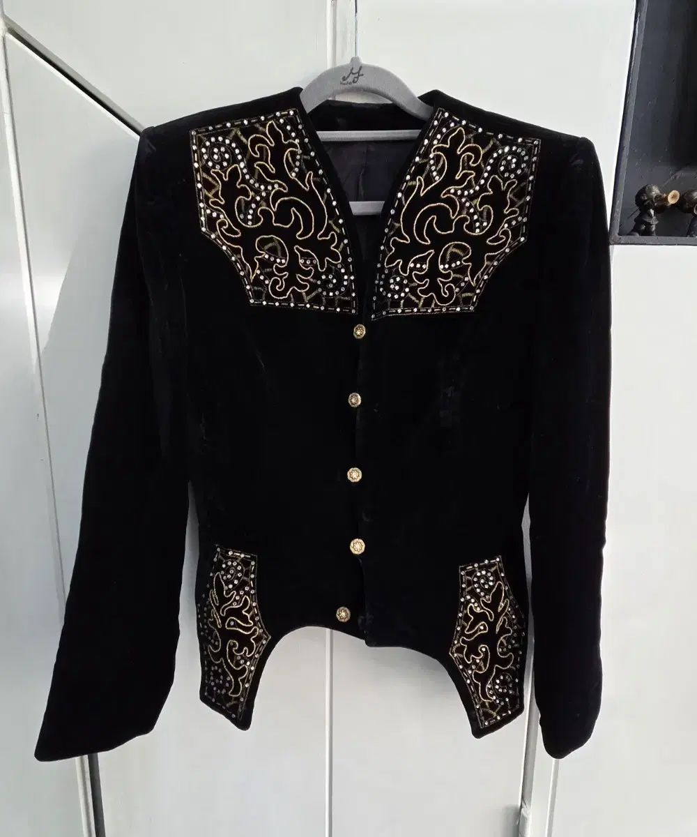 ヨウジ ヤマモト Yohji Yamamoto カンサイ ツアーベルベット ジャケット F 2