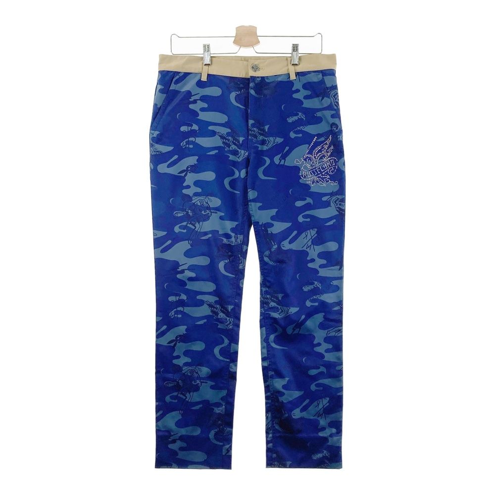 サイズ：5 RUSSELUNO ラッセルノ パンツ カモフラ ネイビー系