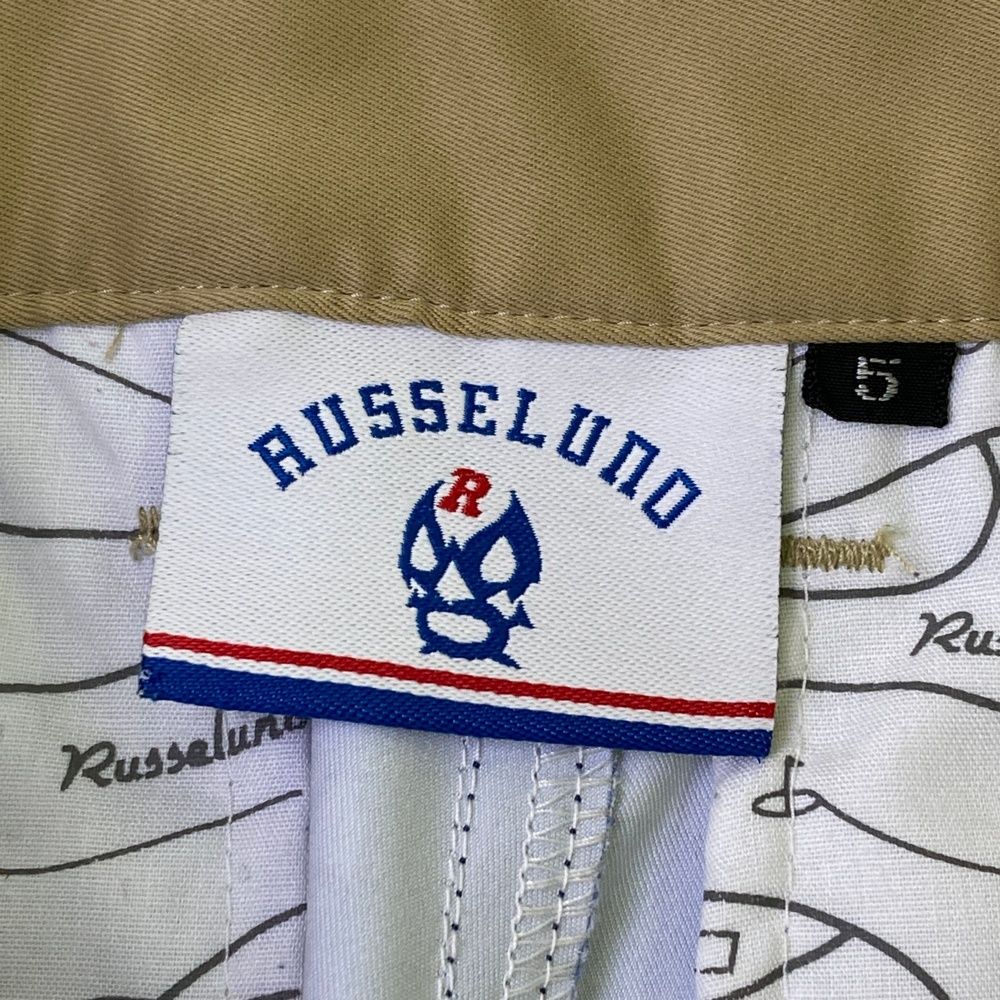 サイズ：5 RUSSELUNO ラッセルノ パンツ カモフラ ネイビー系