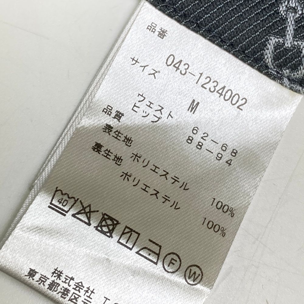 サイズ：M ST ANDREWS セントアンドリュース スカート 総柄 グレー系