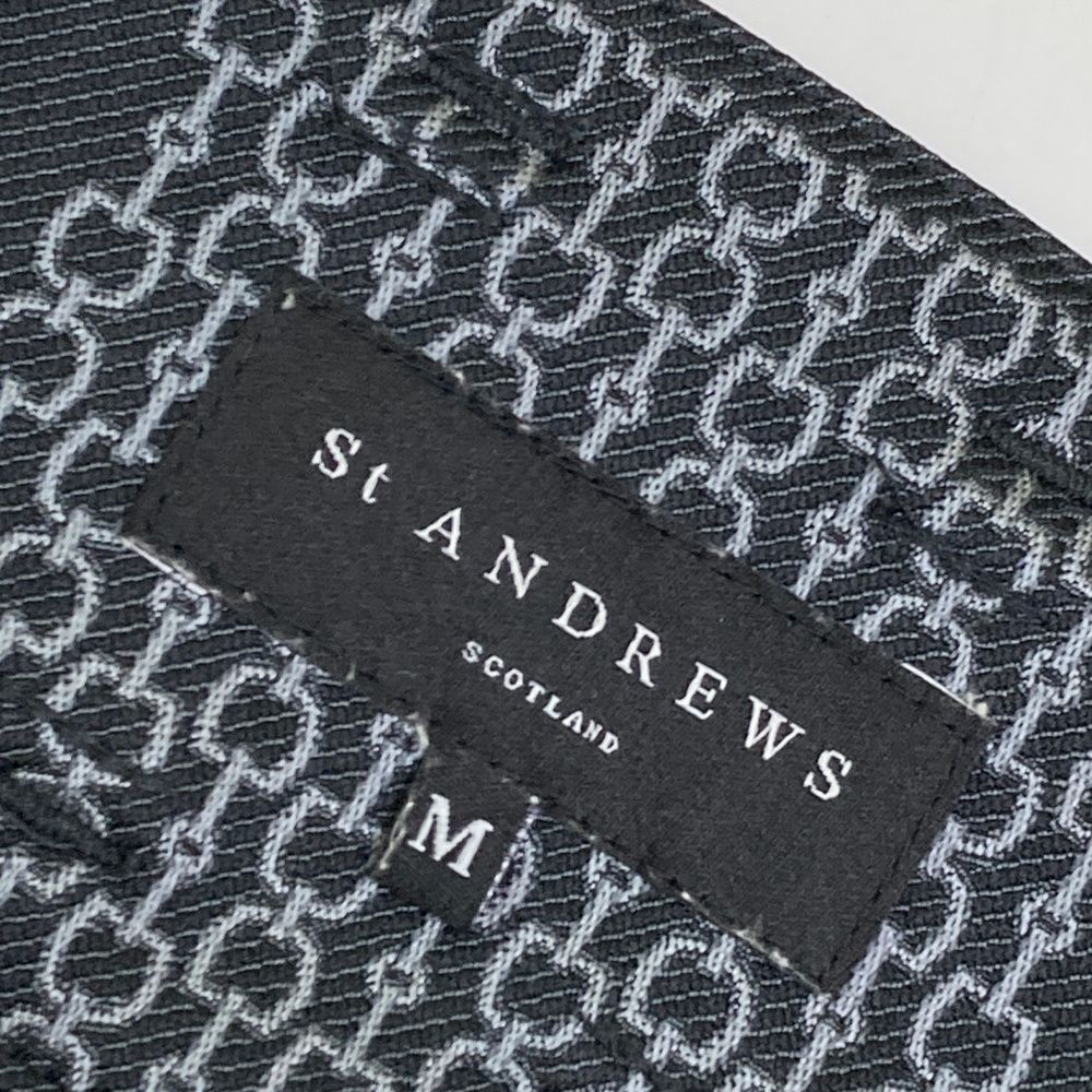 サイズ：M ST ANDREWS セントアンドリュース スカート 総柄 グレー系