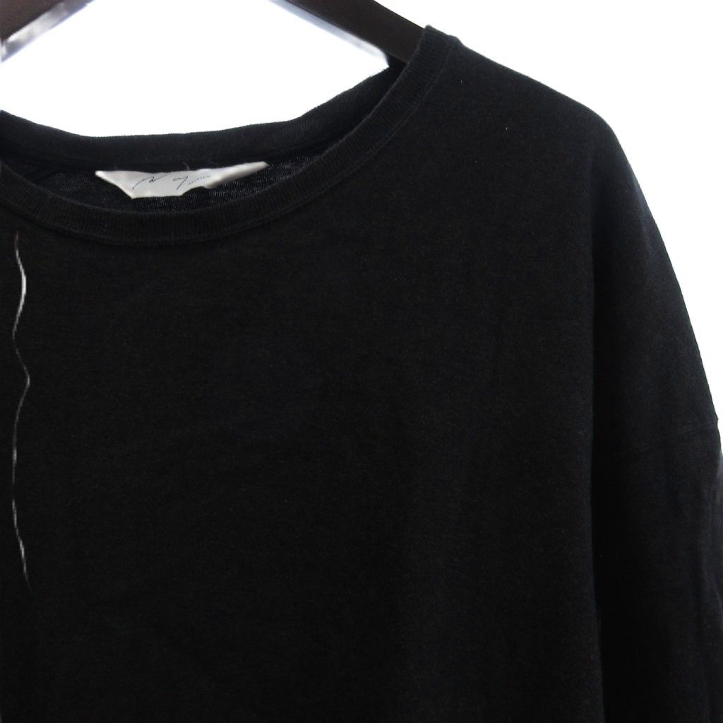 アンセルム ANCELLM UNEVENNESS LS T-SHIRT Tシャツ カットソー 長袖