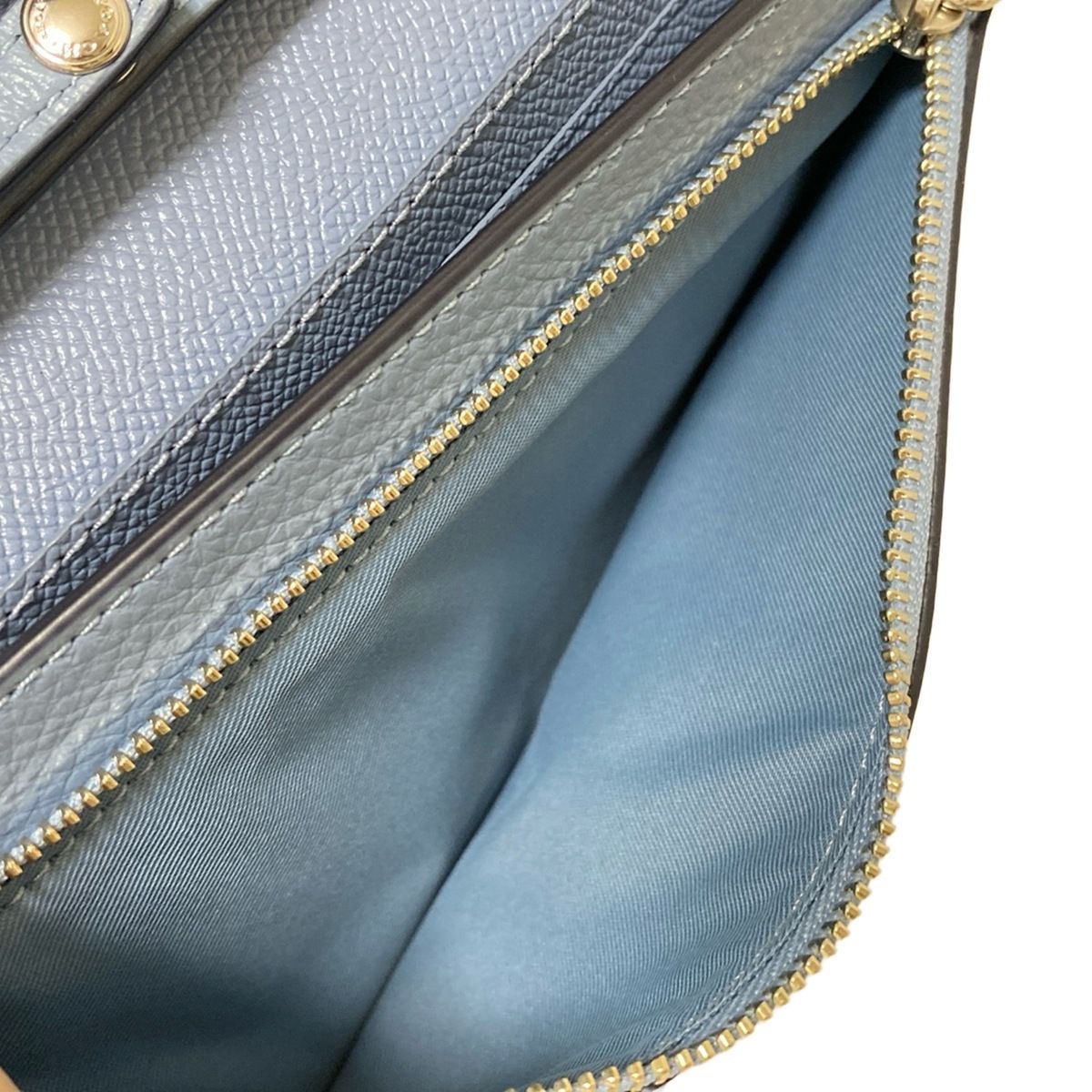 COACH(コーチ) 財布 フォルドオーバー クラッチ クロスボディー ペブル