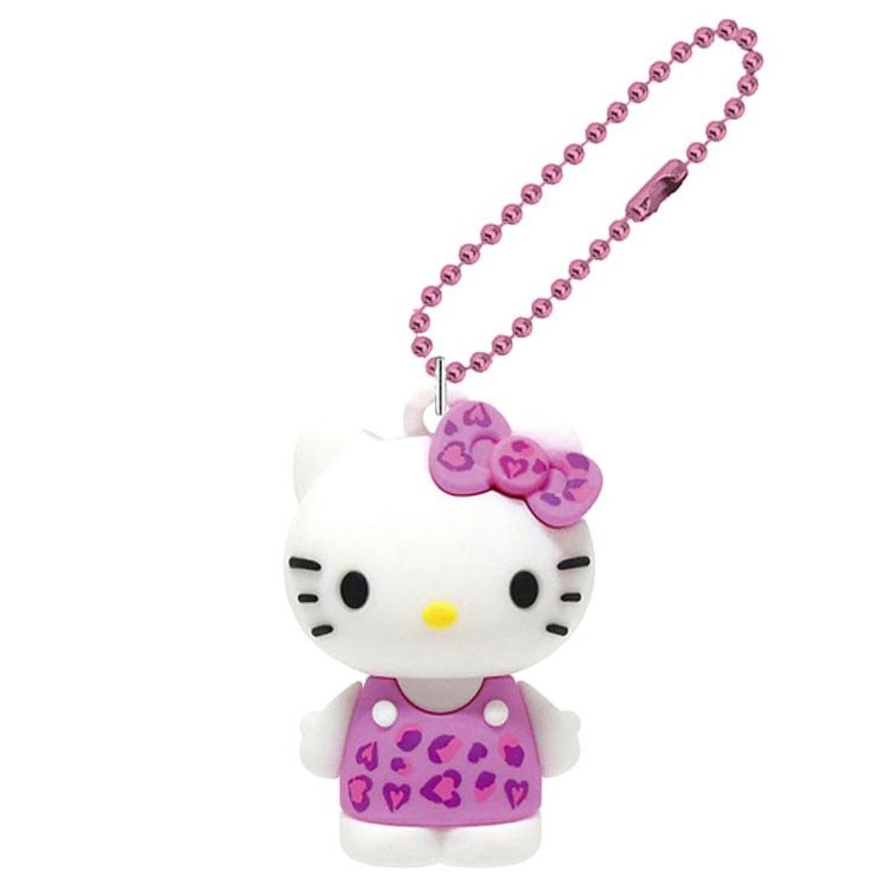 サンリオ ハローキティ ヒョウ柄シリーズ PVCマスコット ピンク 平成