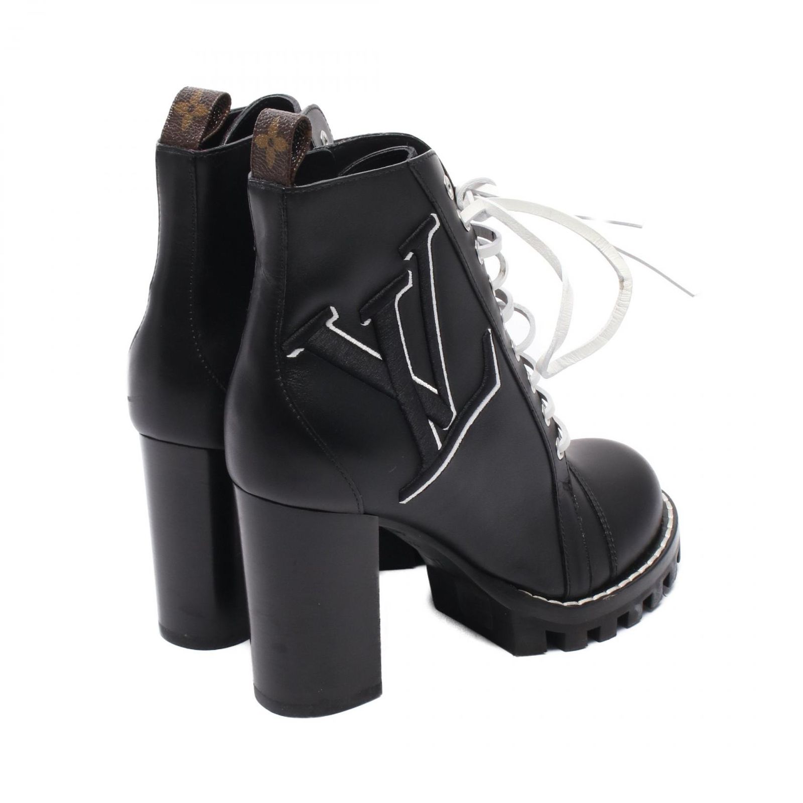 ルイ ヴィトン LOUIS VUITTON ブーツ スタートレイルライン レザー レディース A