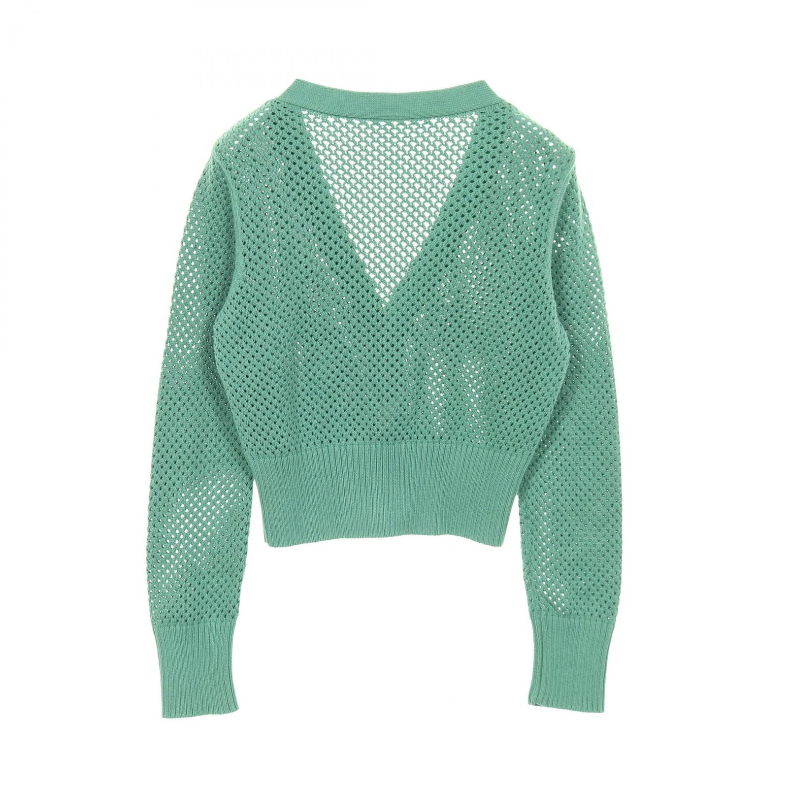 フォクシー FOXEY カーディガン エリス コットン シルク カーディガン