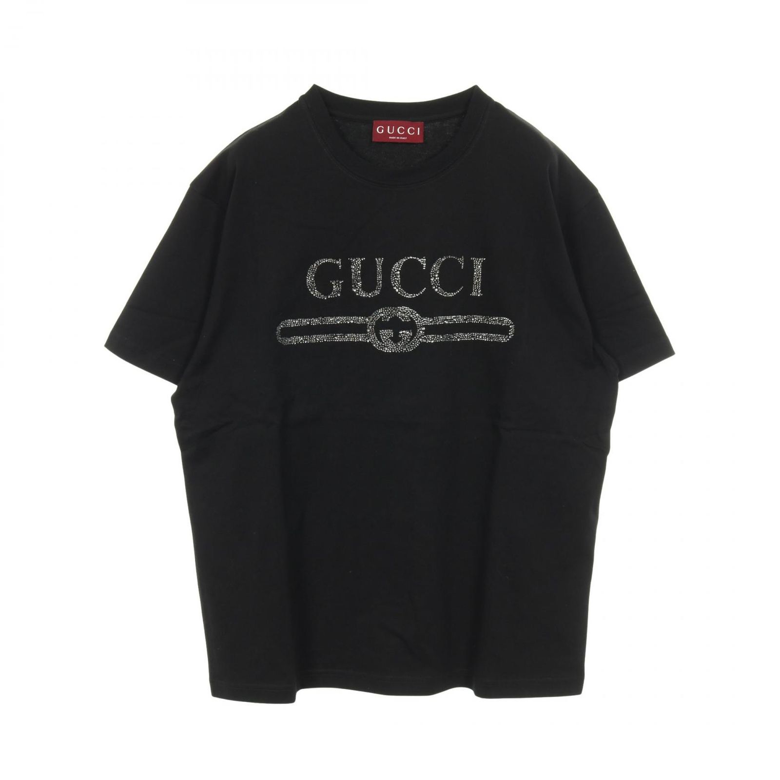 グッチ GUCCI カットソー ロゴ コットン Tシャツ メンズ A