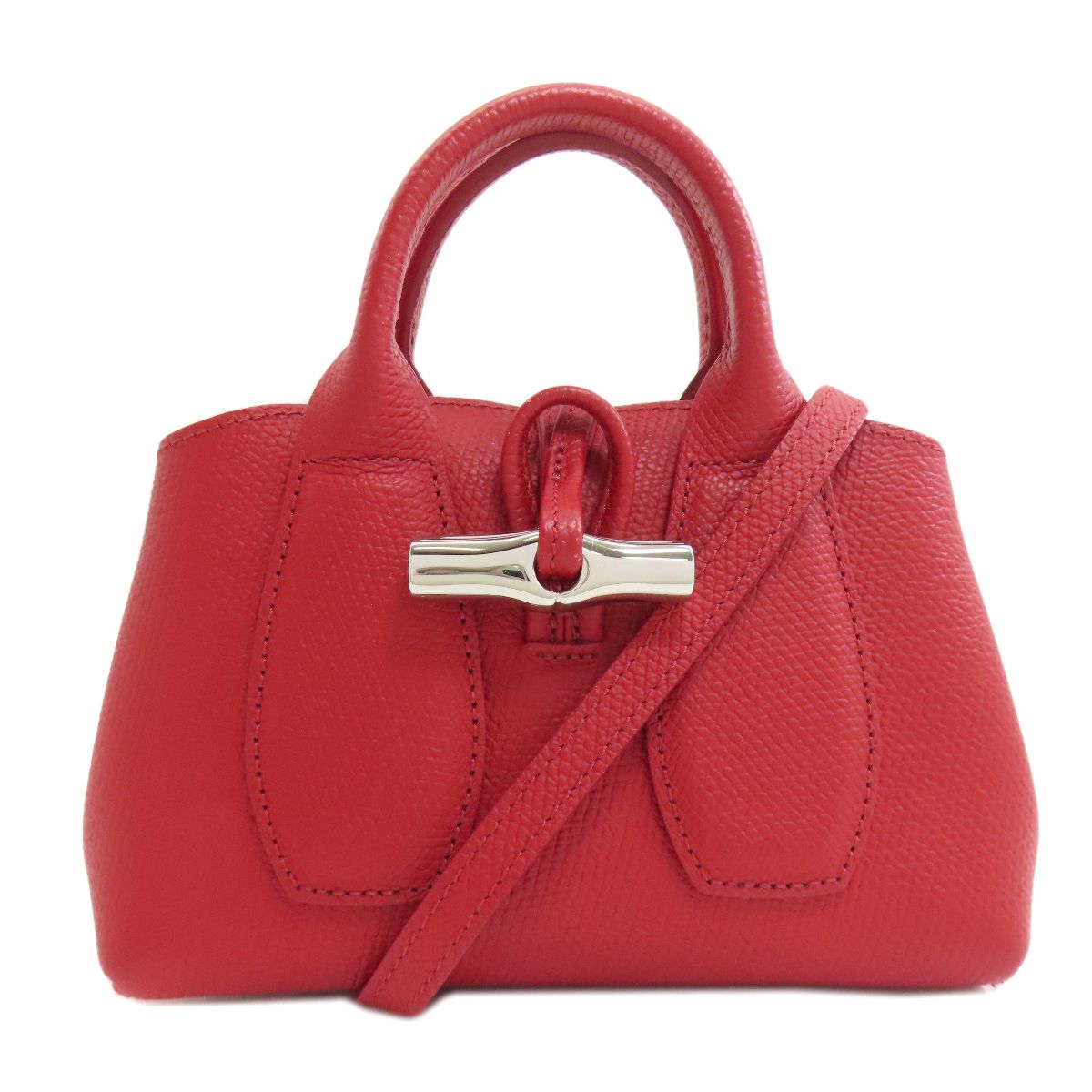 Longchamp ロンシャン ロゾ 2WAY ハンドバッグ レザー レディース