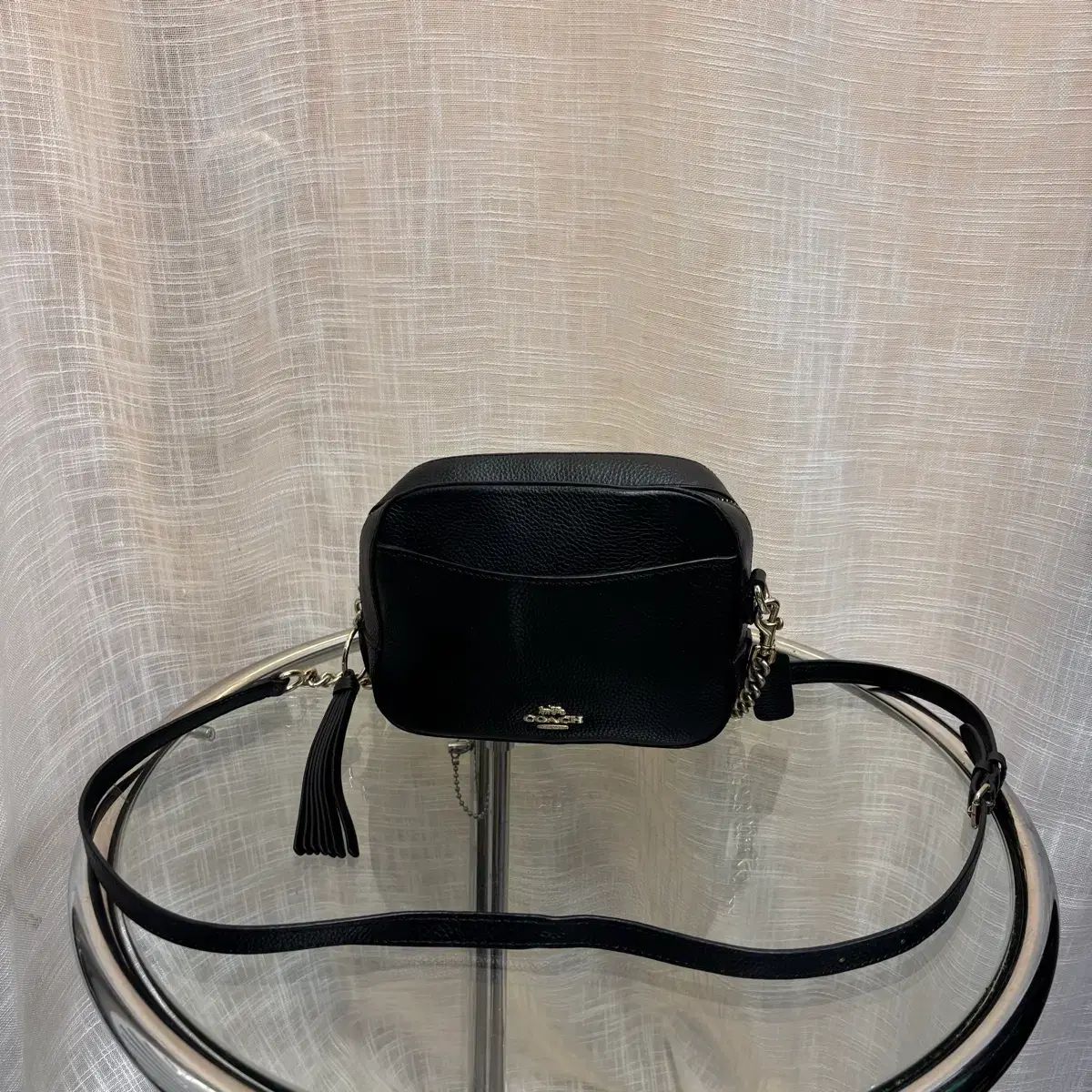 COACH タッセル カメラ クロスバッグ