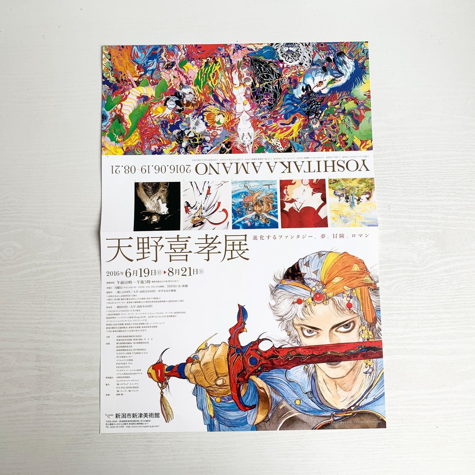 天野喜孝展 画集 想像を超えた世界 図録 展覧会 画集 FF ファイナル