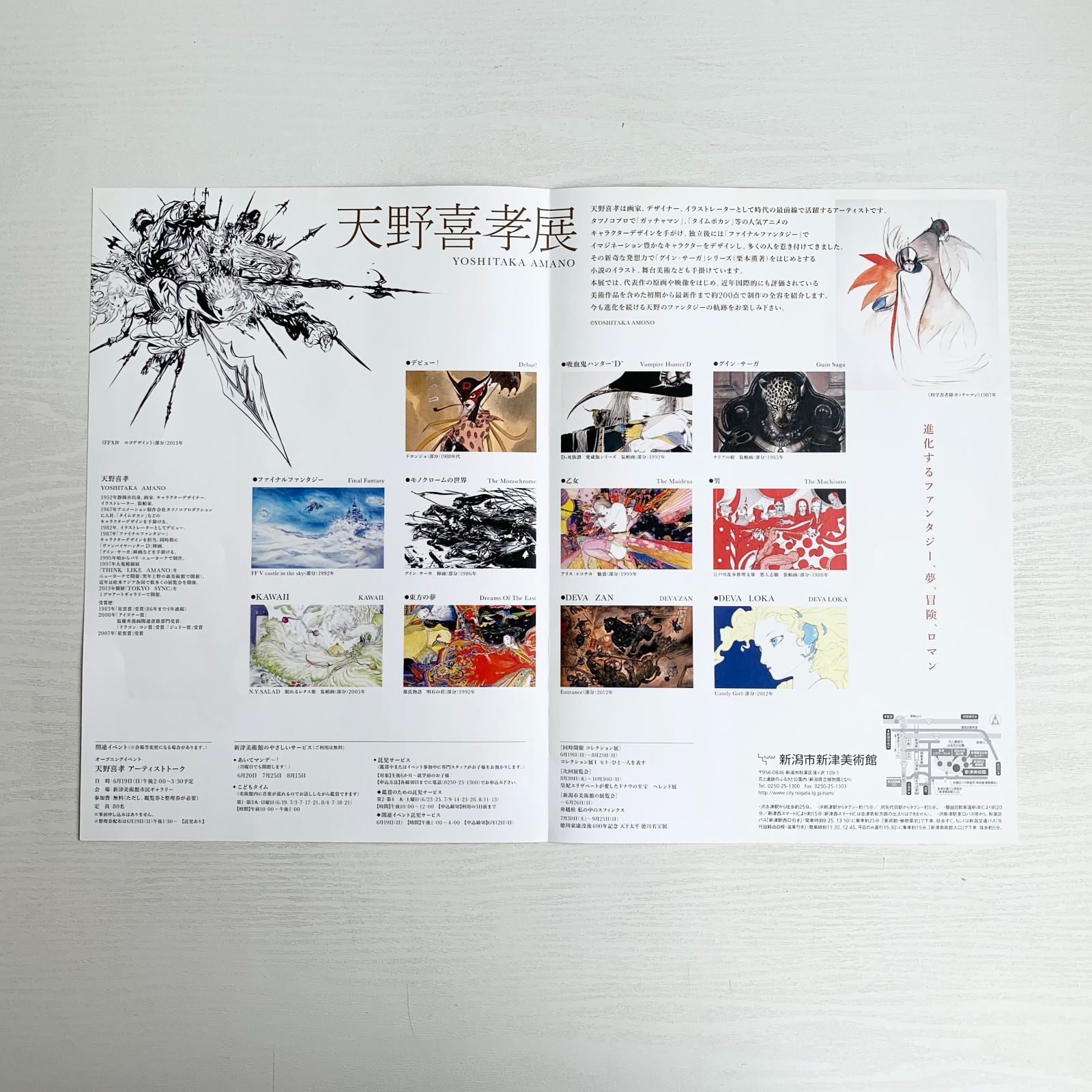天野喜孝展 画集 想像を超えた世界 図録 展覧会 画集 FF ファイナル