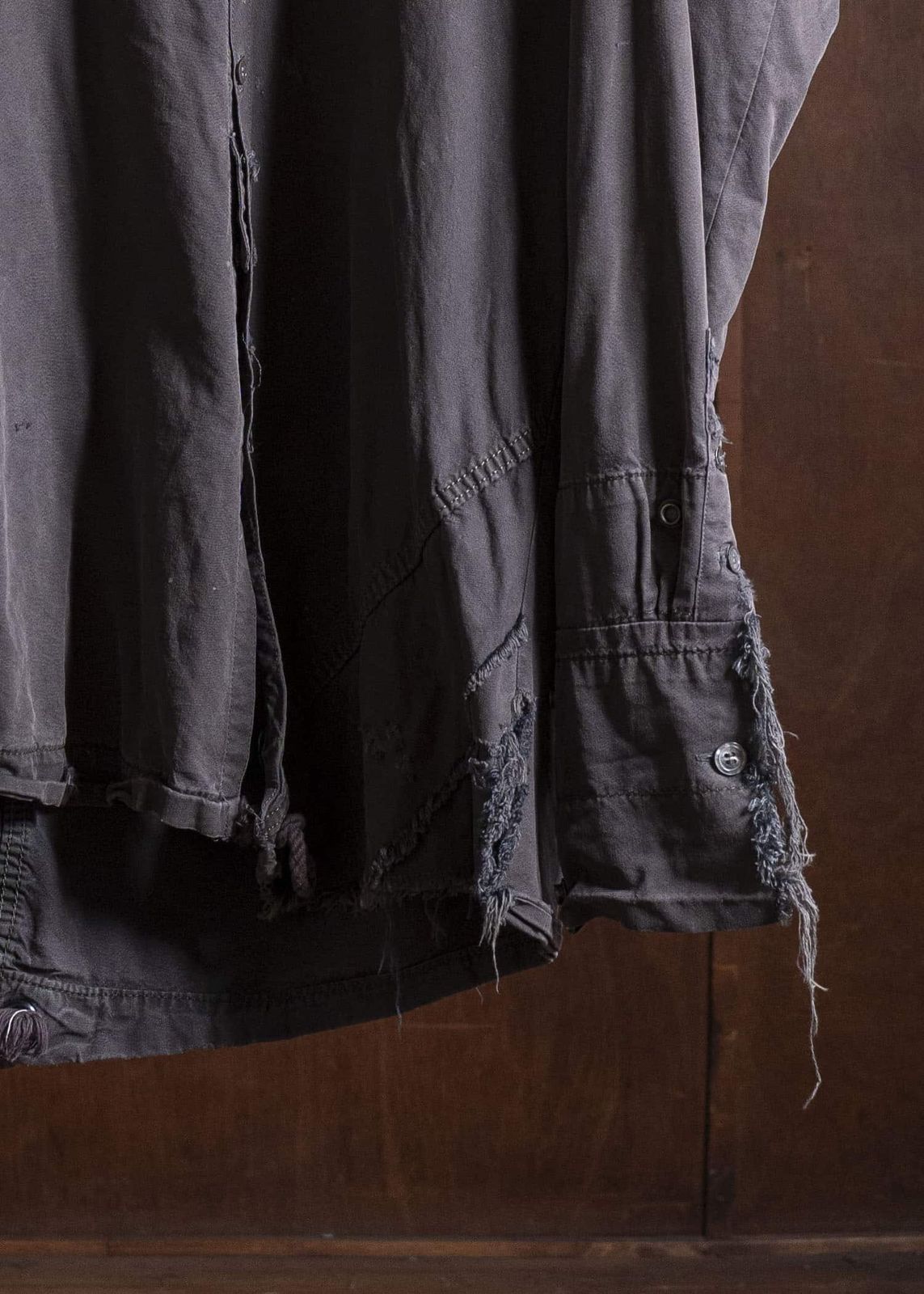 希少　グレッグローレン　ダメージ加工 GREG LAUREN グレッグローレン TENT STUDIO SHIRT 長 - メルカリ