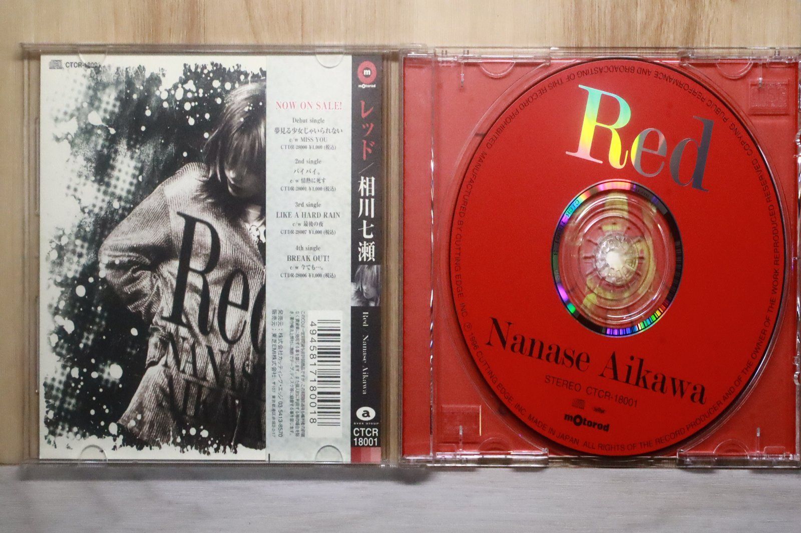 国内盤CD☆相川七瀬/Nanase Aikawa□ Red 【CTCR18001/4945817180018
