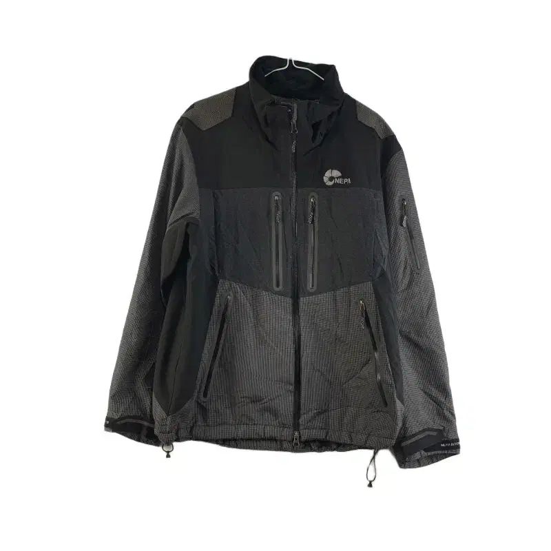 NEPA メンズ100 アウトドア ブラック WHO フード ジャケット K8909