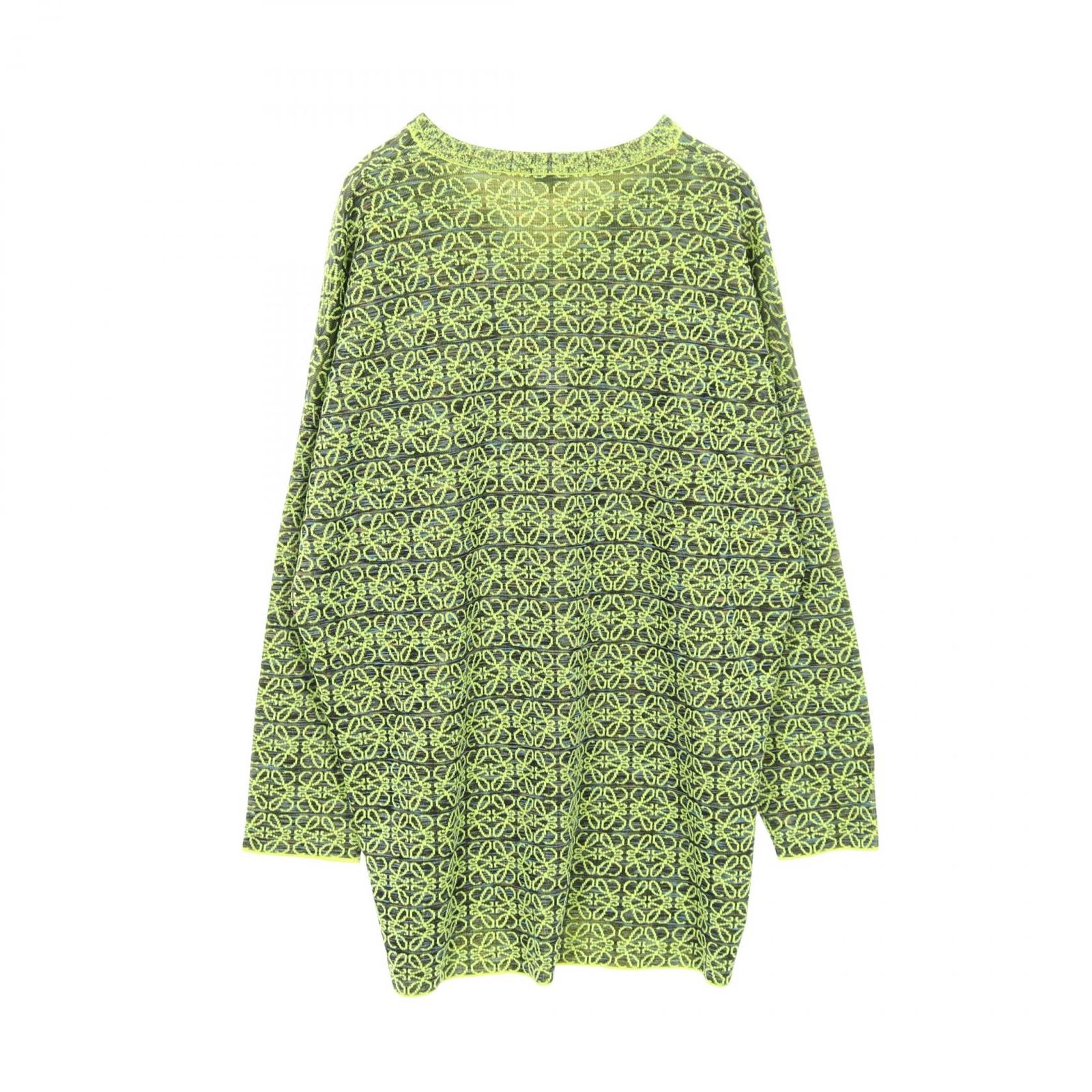 ロエベ LOEWE ニット アナグラム総柄 ウール レーヨン メンズ A