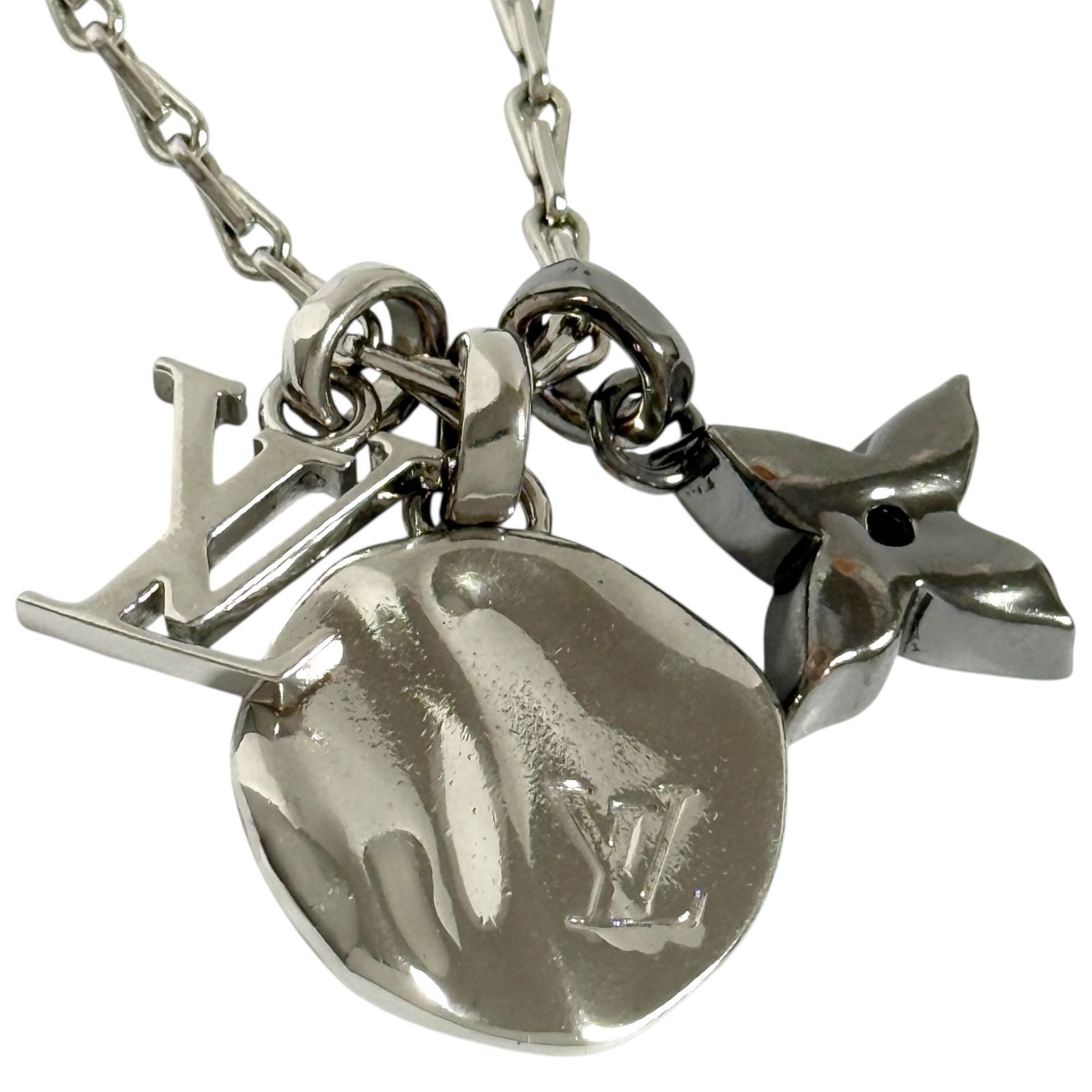 ルイヴィトン メンズ ネックレス ペンダント LV リキッド M01410 