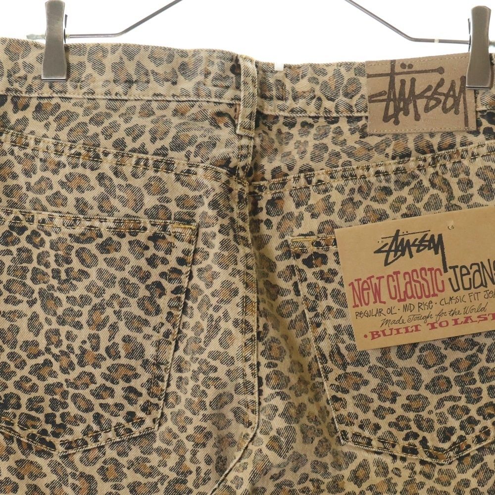 STUSSY (ステューシー) 25SS NEW CLASSIC JEANS DENIM LEOPARD