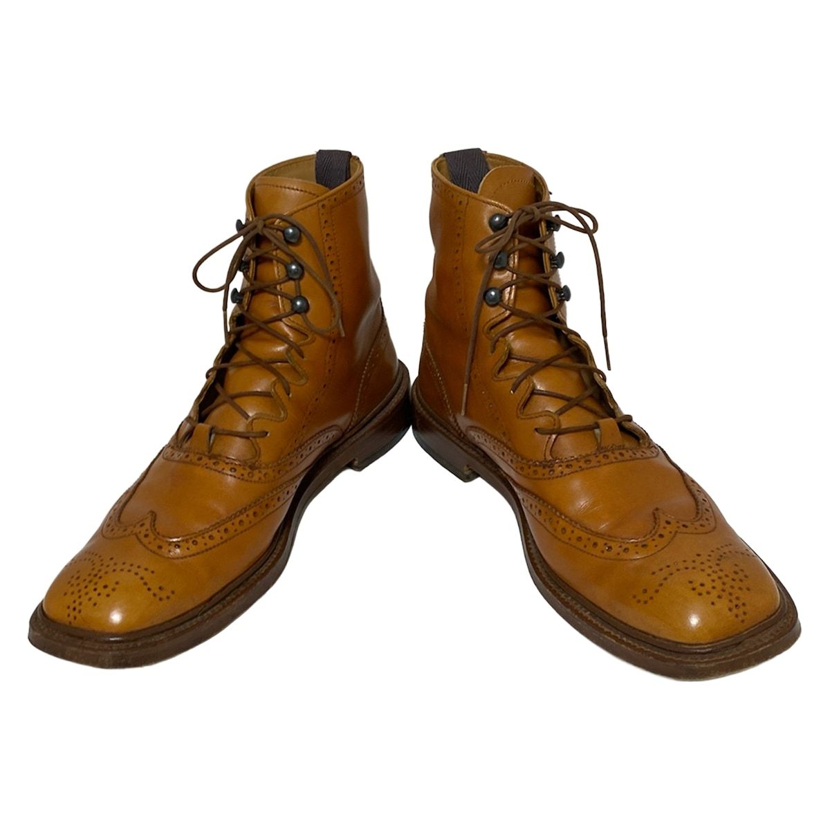 Tricker's(トリッカーズ) ショートブーツ 9 メンズ - ブラウン レース