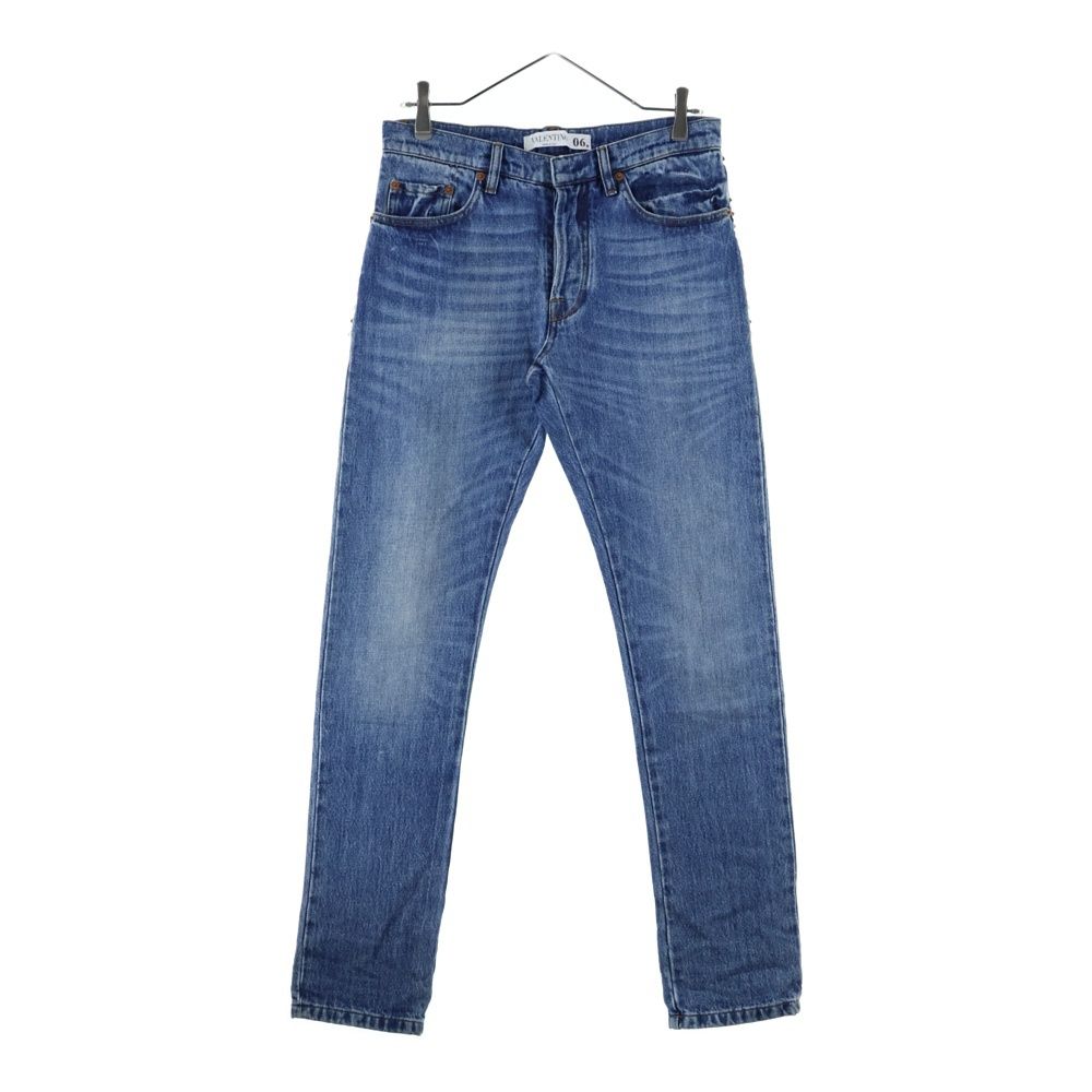 VALENTINO (ヴァレンティノ) サイドスタッズデザイン ストレートデニム  